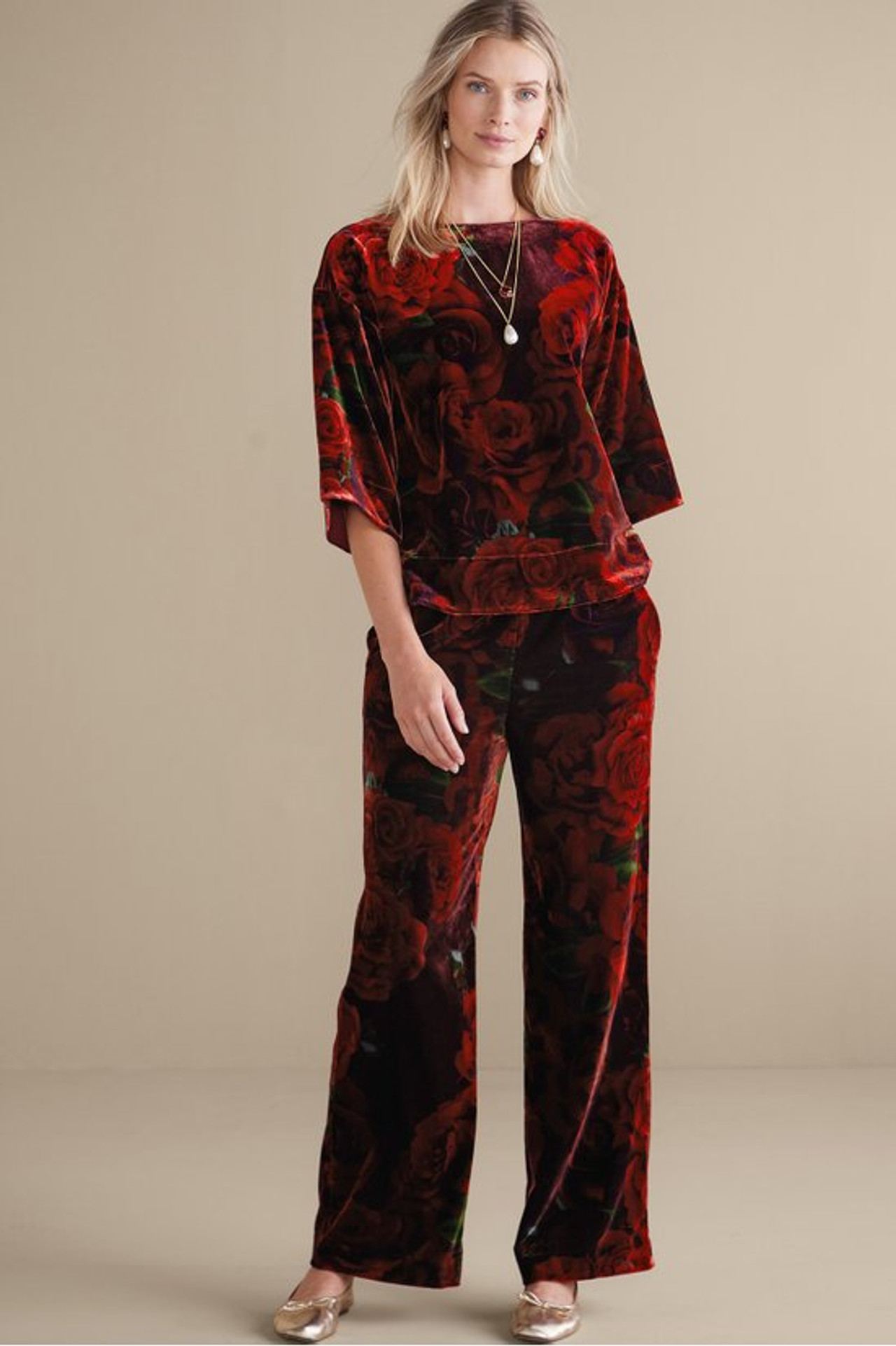 Aria Velvet Top - Soft Surroundings Outlet