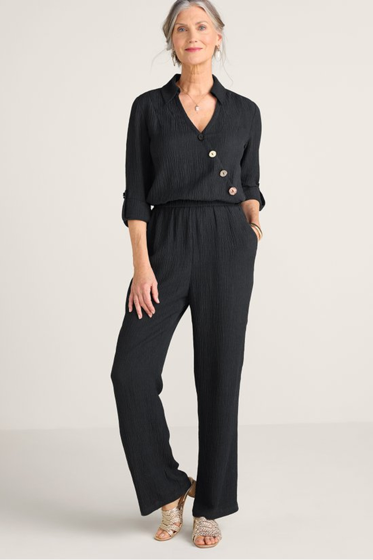 Cannes Jumpsuit - Soft Surroundings Outlet