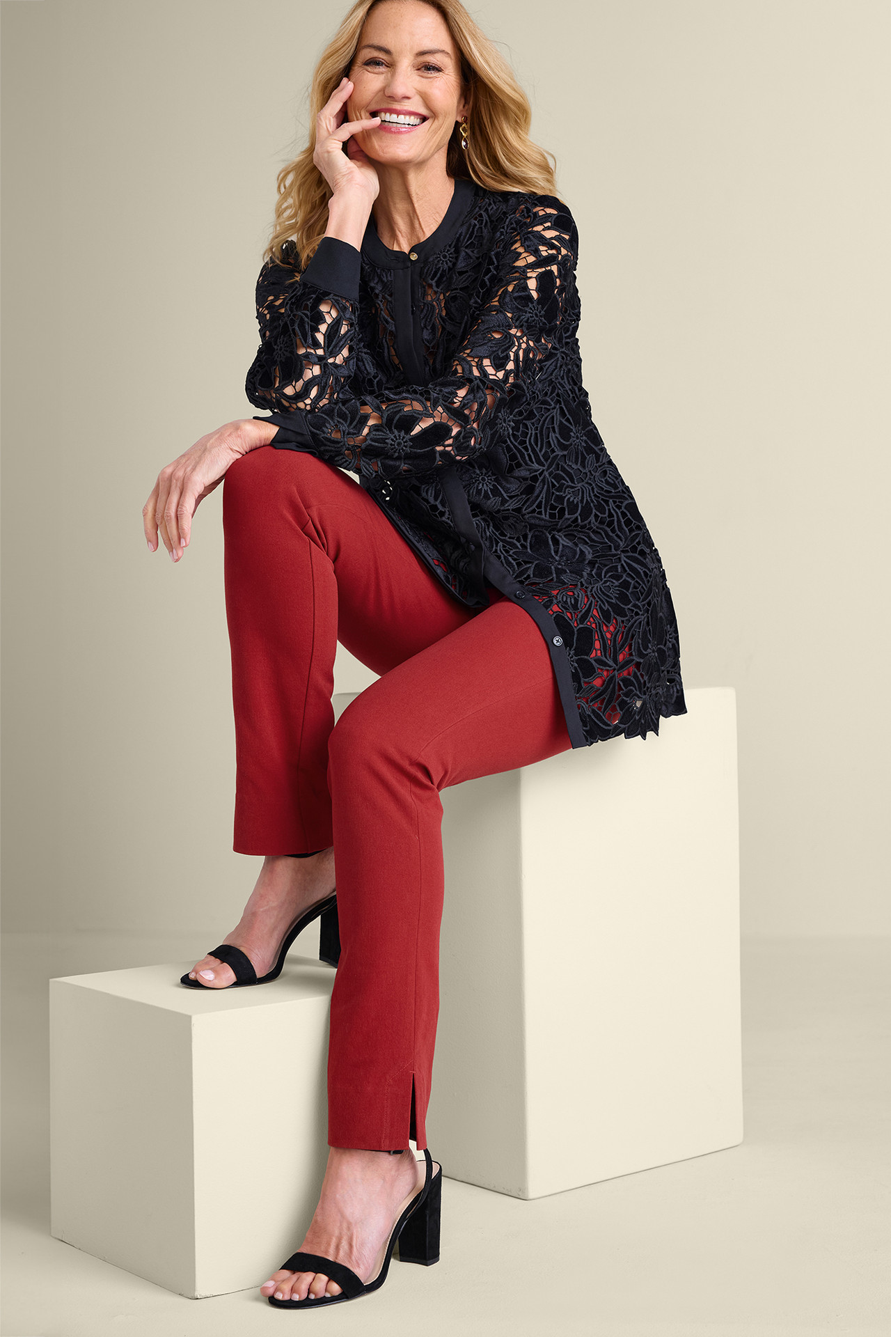 SoftEssential™ SUPERLA Slim Leg Ankle Pants - Soft Surroundings Outlet