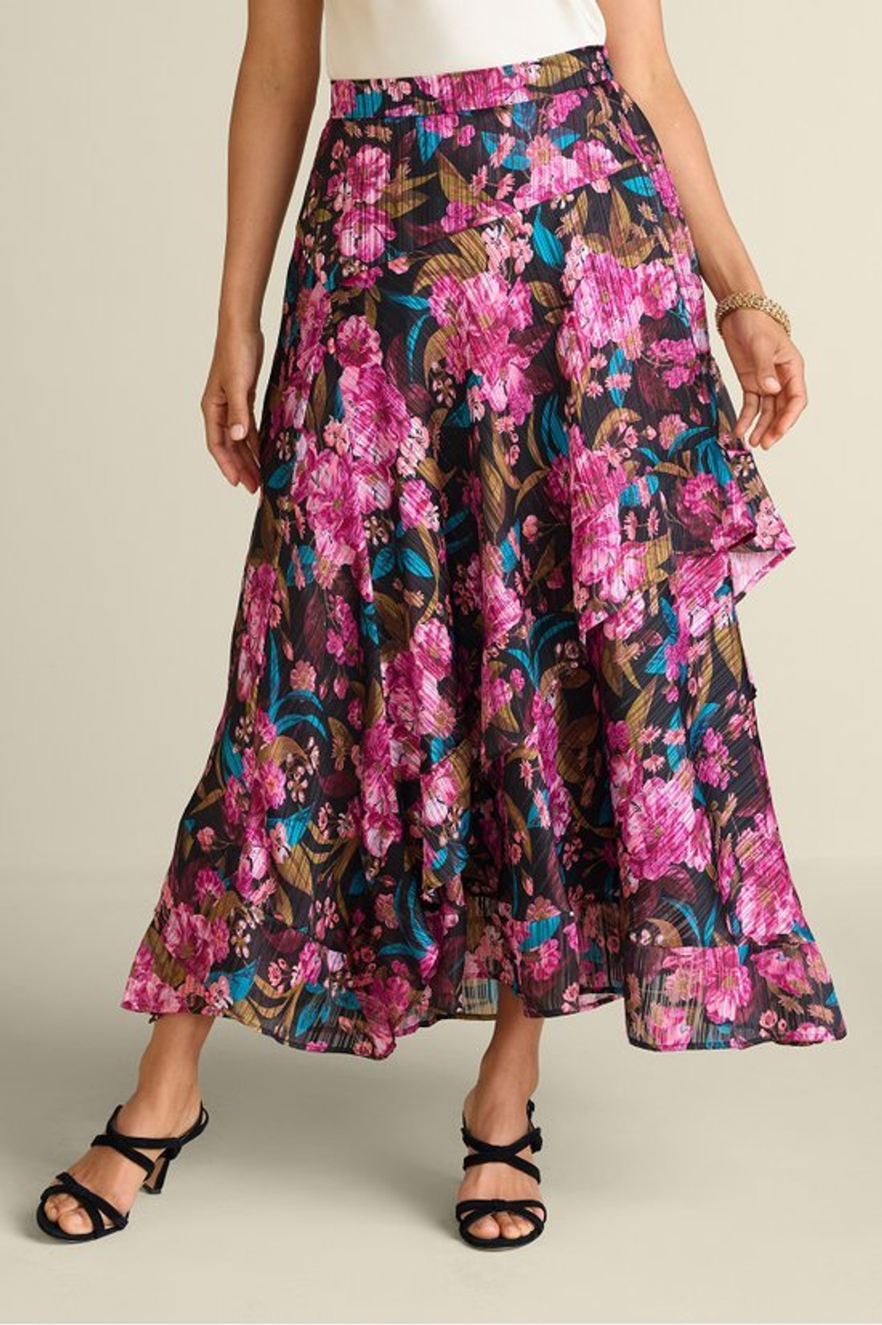 Hannie Midi Skirt - Soft Surroundings Outlet