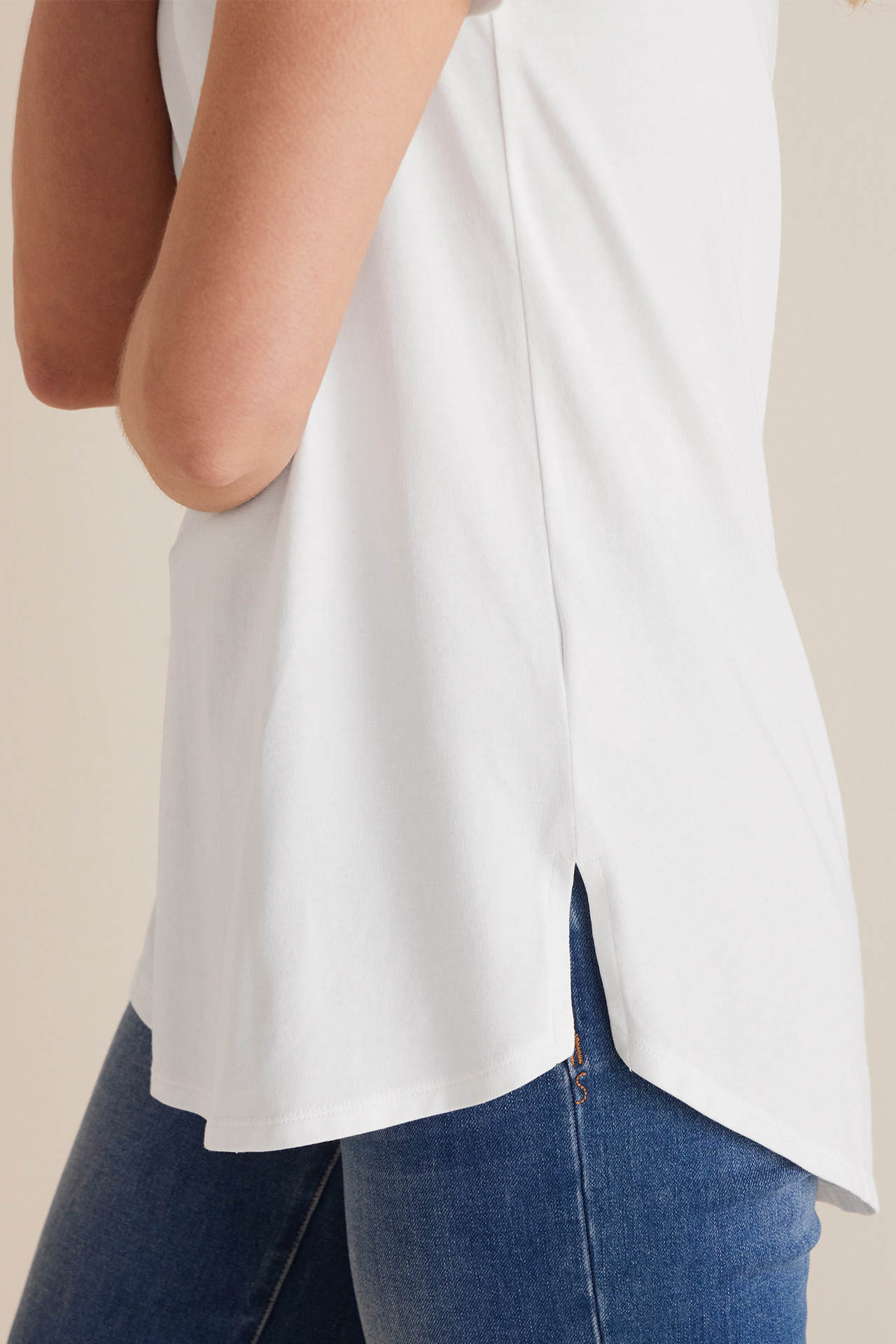 SoftEssential™ Supima® Isabel Short Sleeve Tunic - Soft Surroundings Outlet