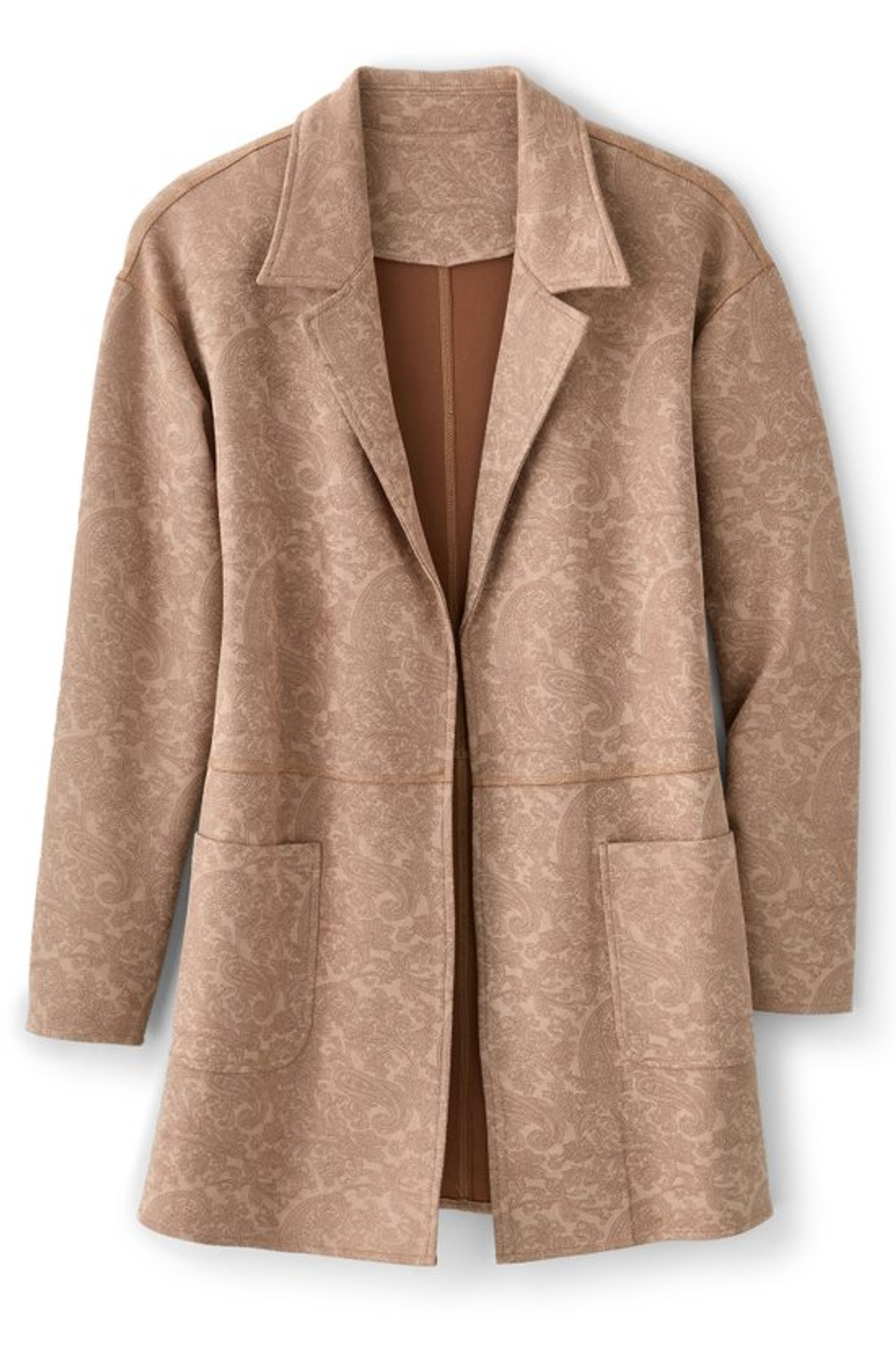 Malika Faux Suede Jacket - Soft Surroundings Outlet