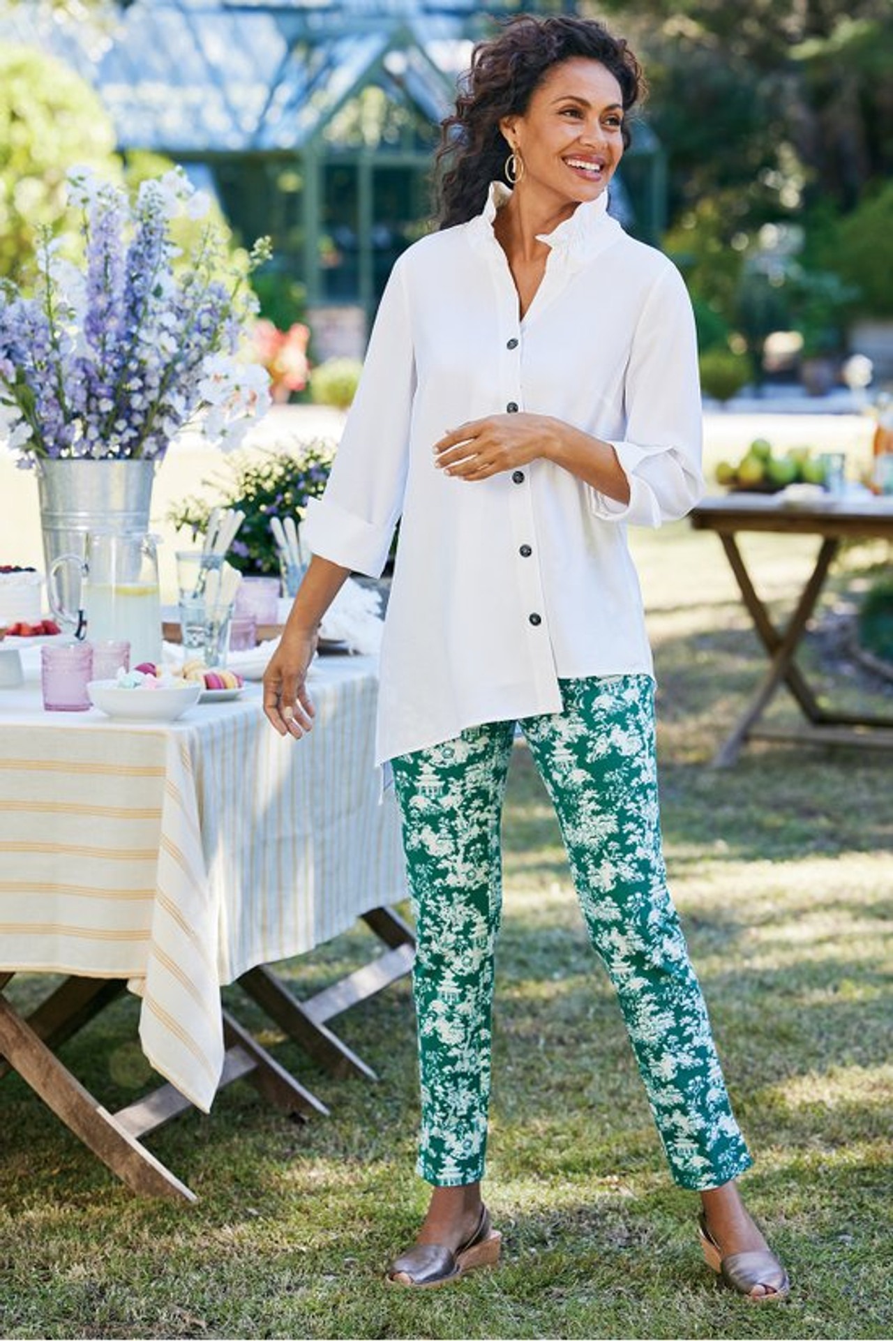 SoftEssential™ SUPERLA Slim Leg Ankle Pants - Soft Surroundings Outlet