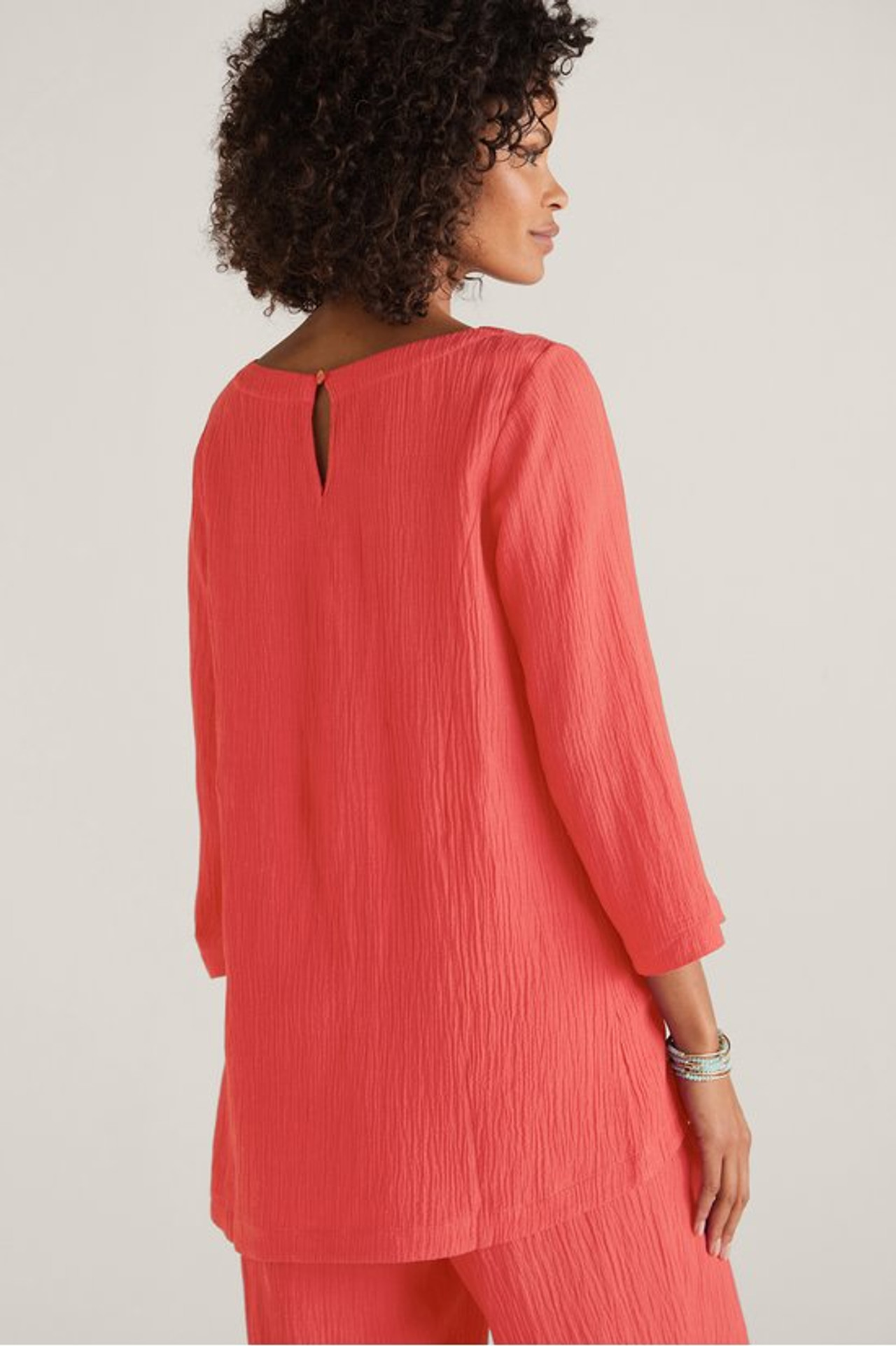 Oceo Gauze Tunic - Soft Surroundings Outlet
