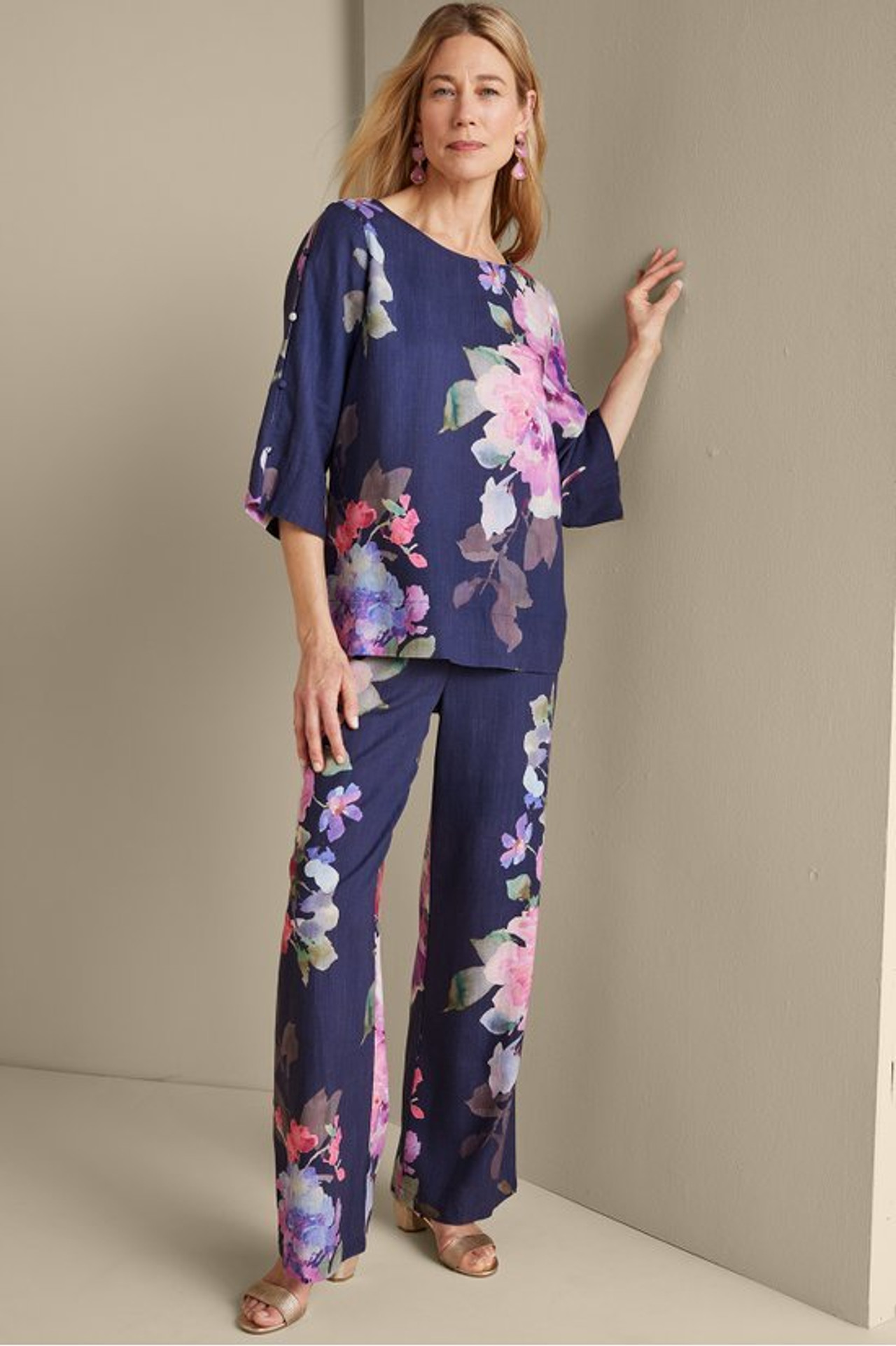 Lizette Wide-Leg Pant - Soft Surroundings Outlet