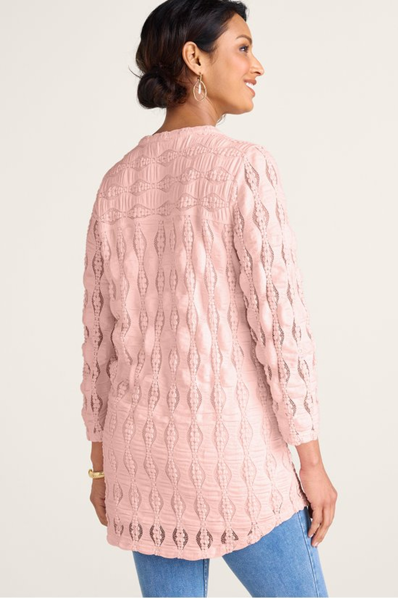 Priya Knit Lace Tunic - Soft Surroundings Outlet