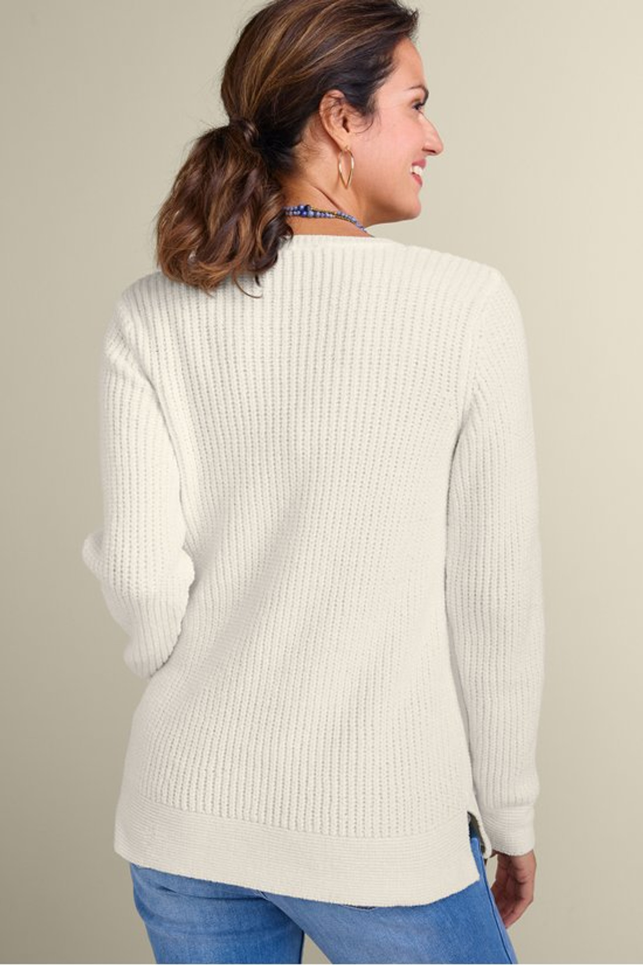 Gwendolyn Chenille Sweater - Soft Surroundings Outlet