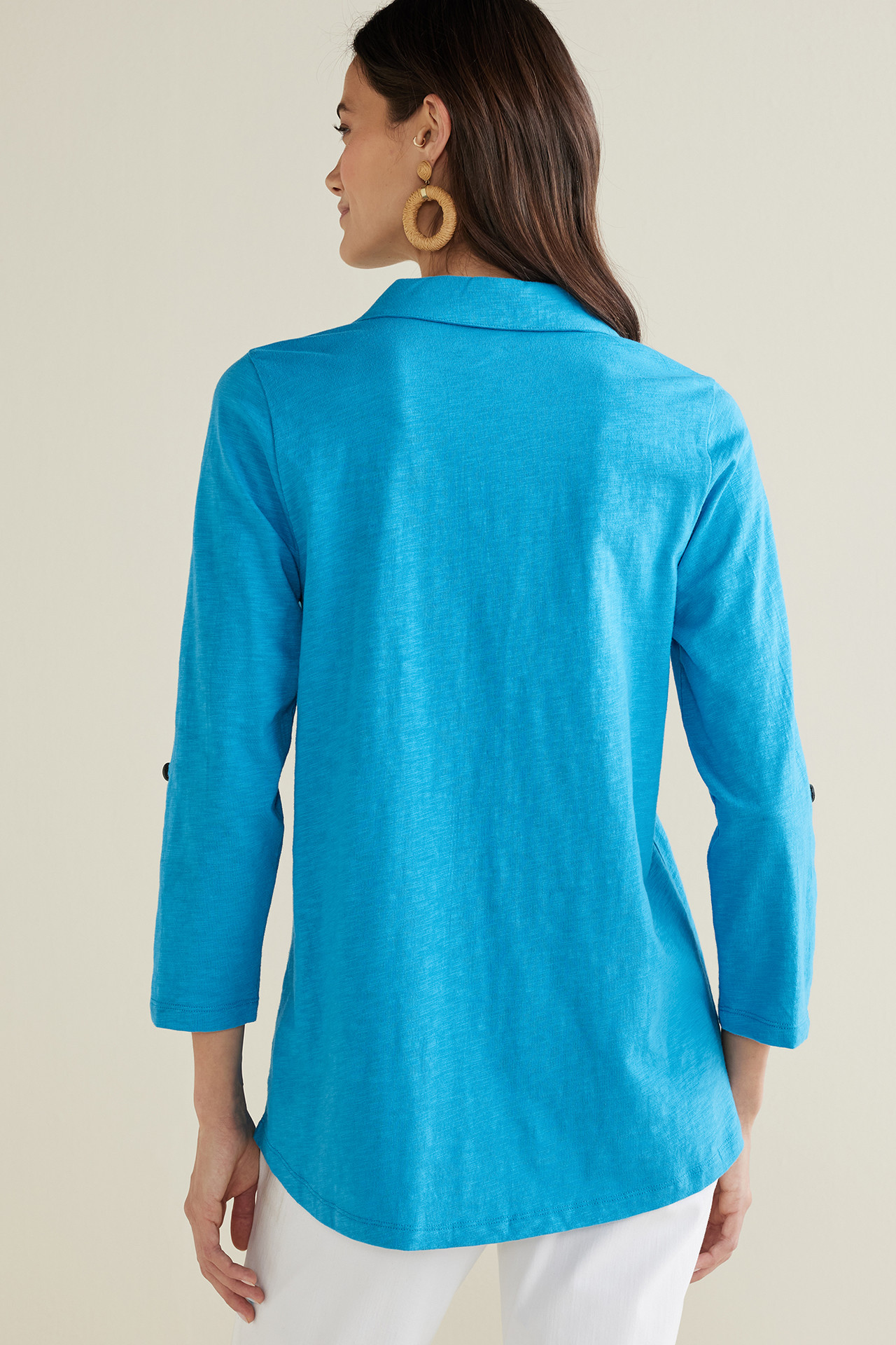 Danielle 3/4 Sleeve Tunic - Soft Surroundings Outlet