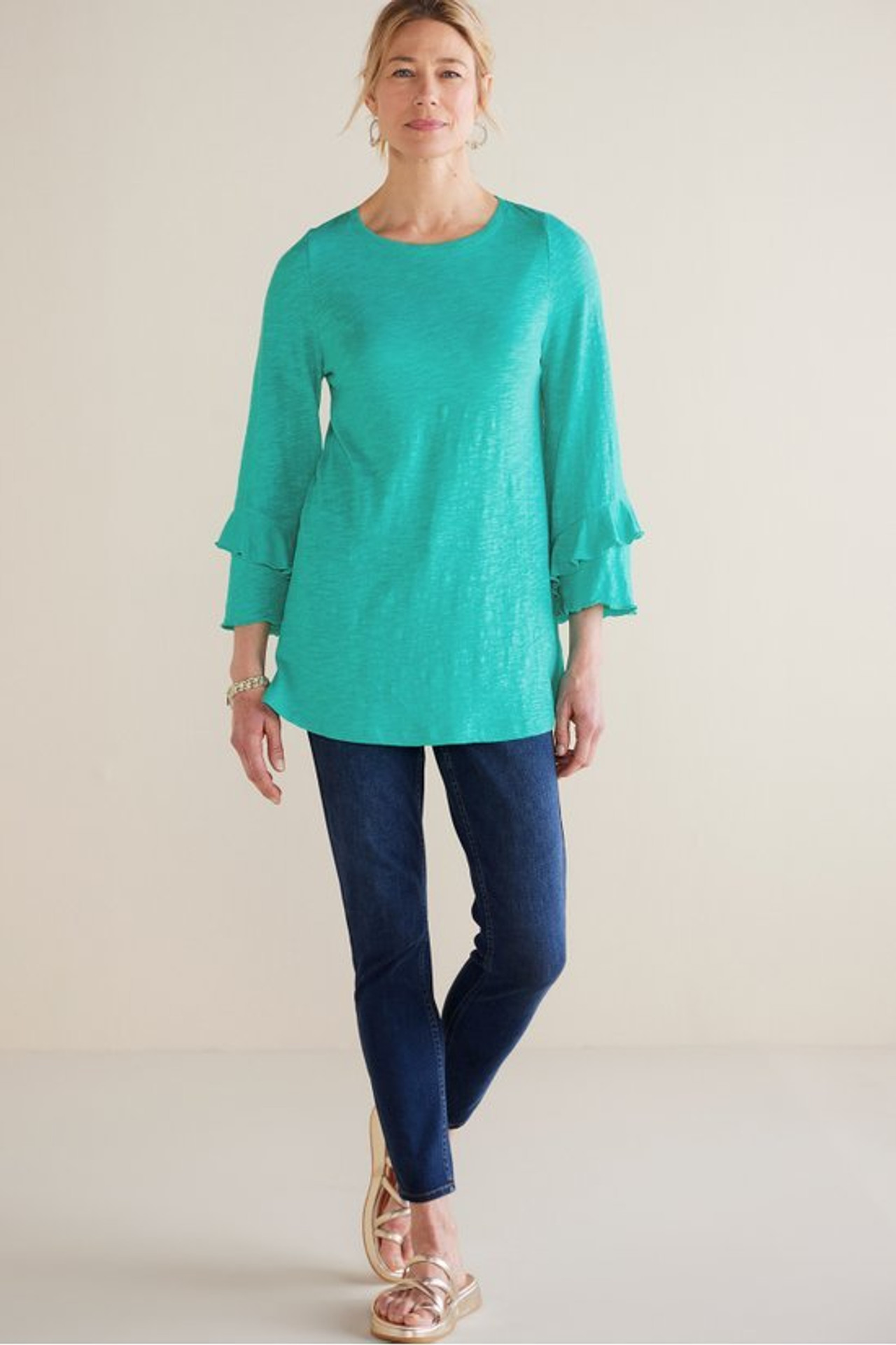 Erin Linen Blend Tunic - Soft Surroundings Outlet