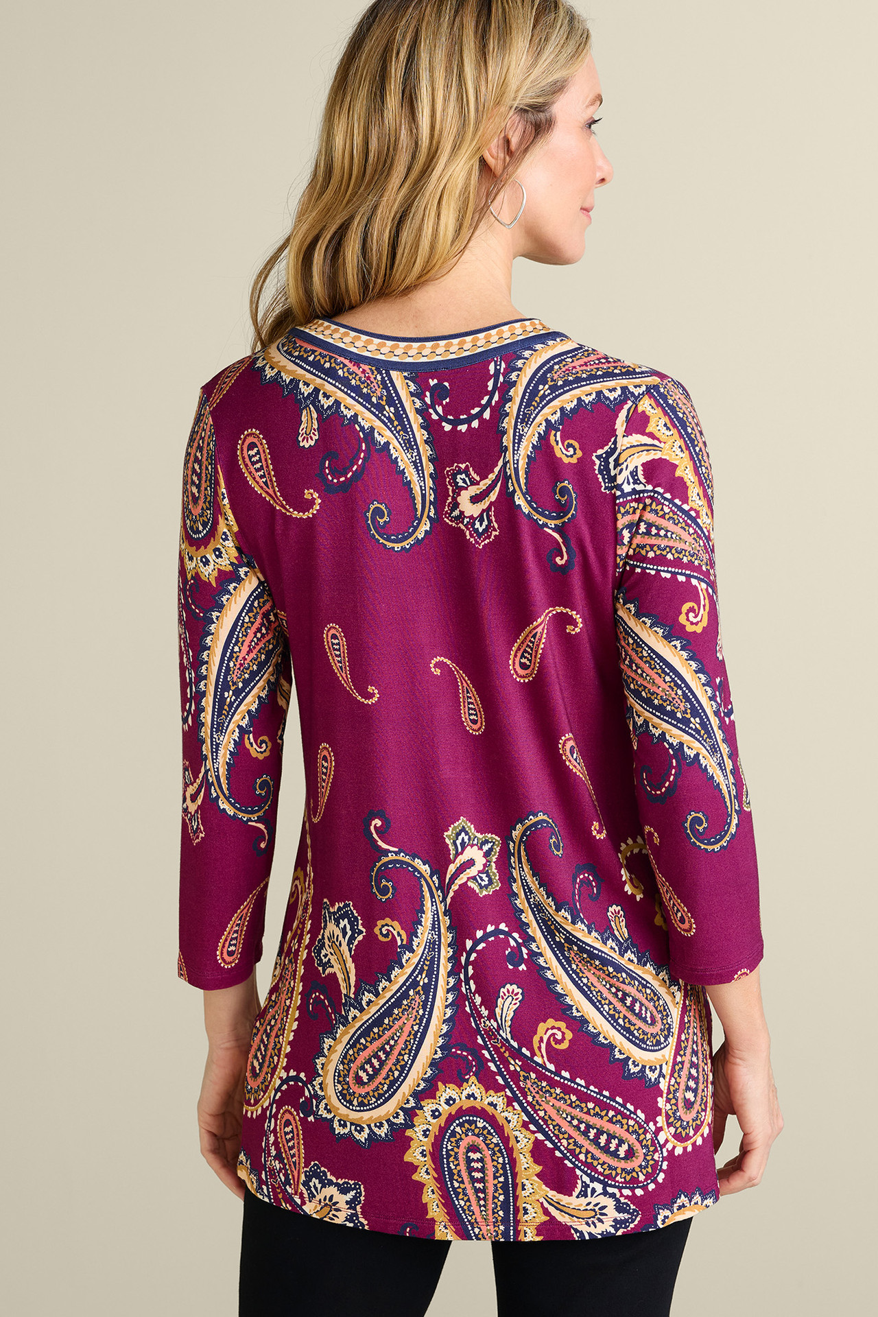 Zennia Printed Tunic - Soft Surroundings Outlet