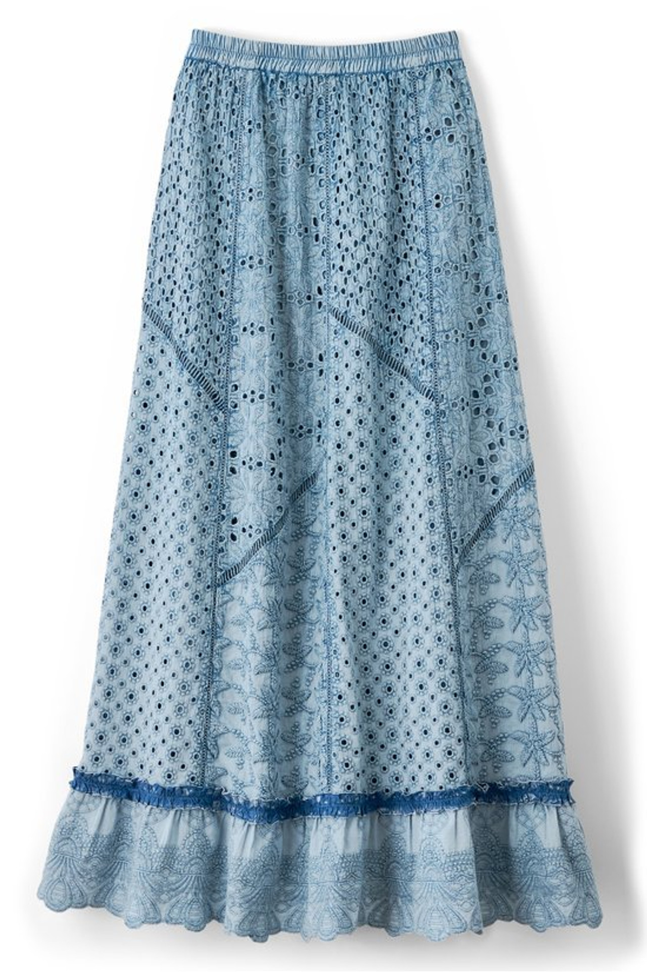 Porfiria Embellished Skirt - Soft Surroundings Outlet