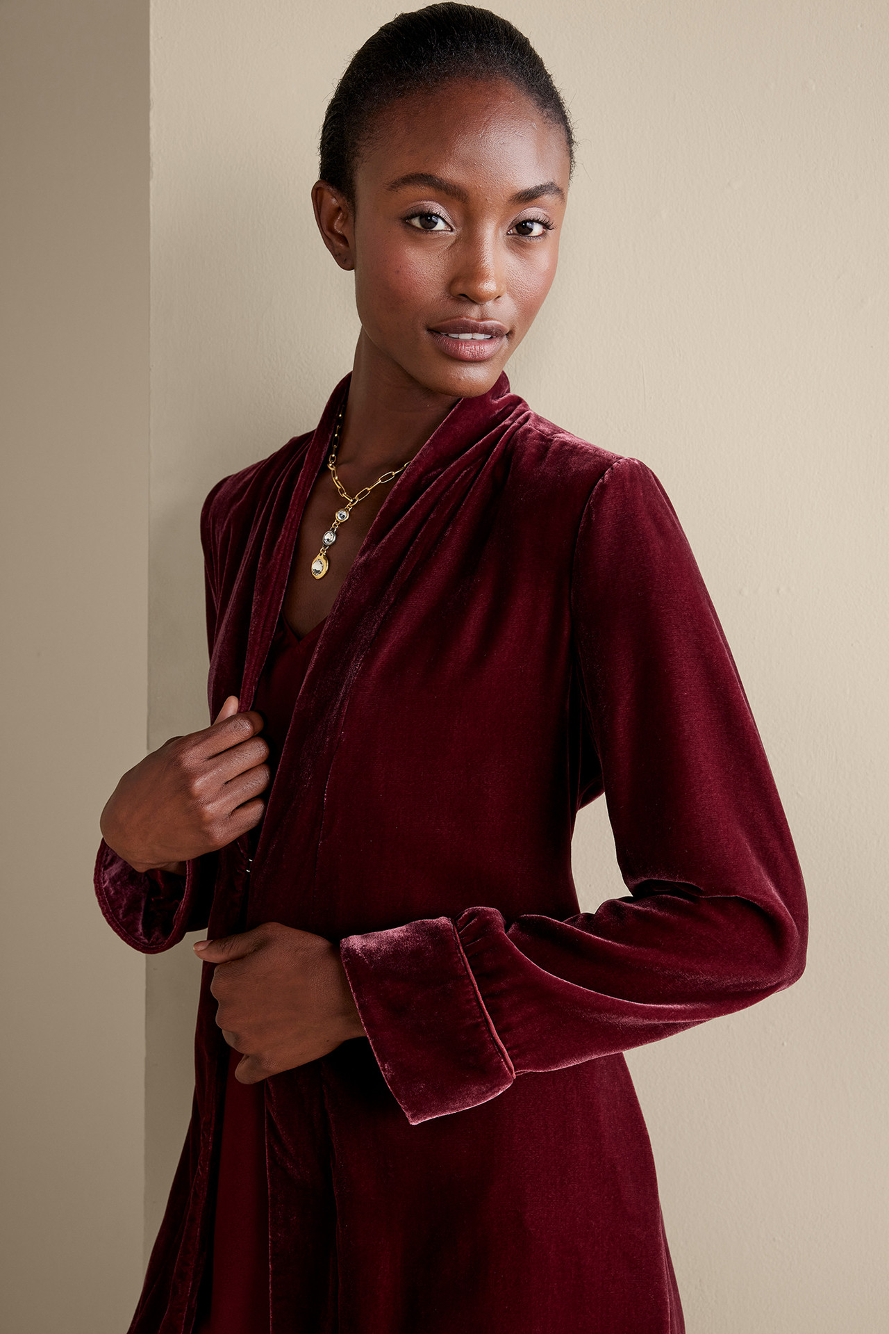 Aria Velvet Jacket - Soft Surroundings Outlet