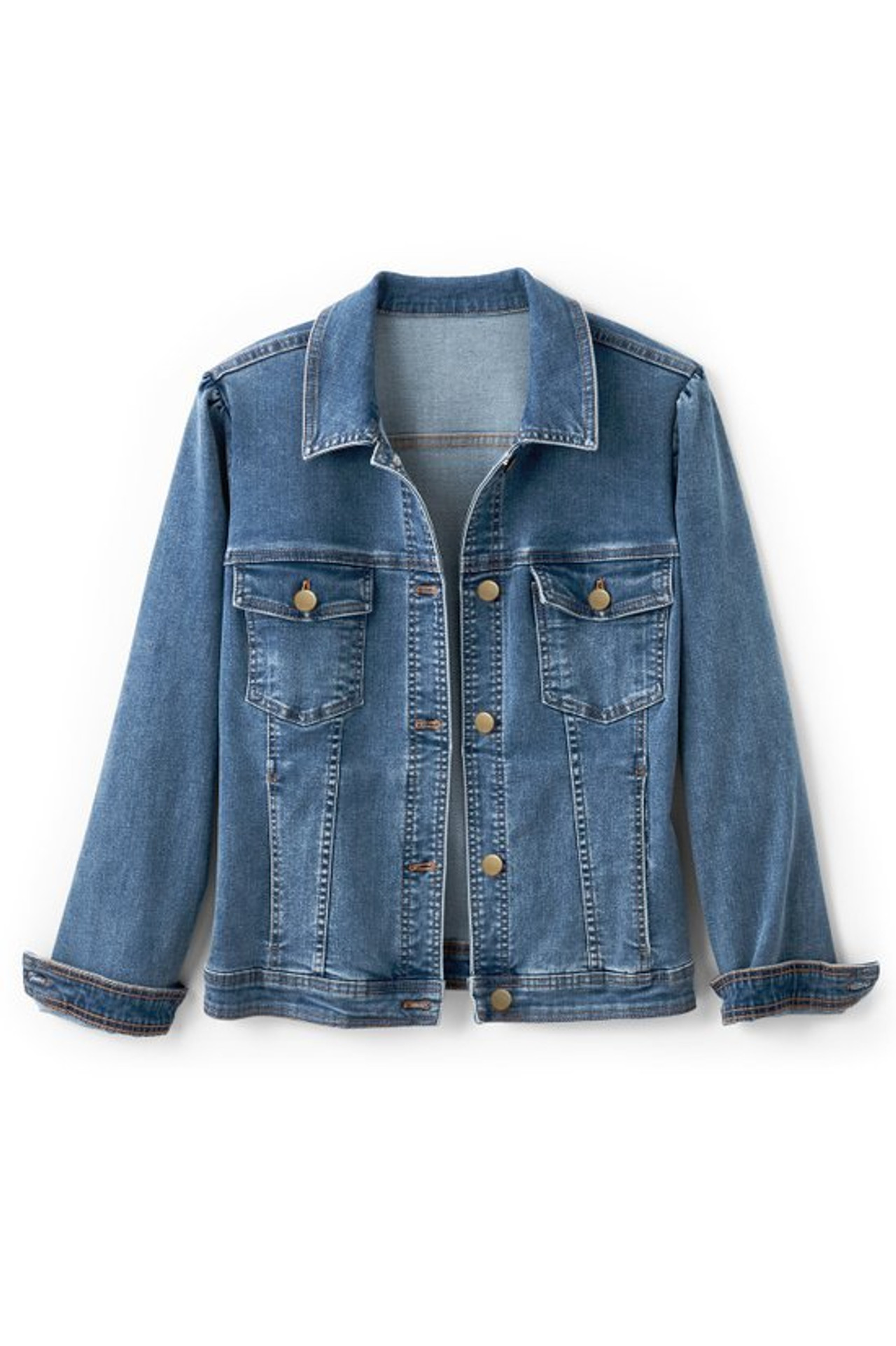 Diana Shapely Denim Jacket - Soft Surroundings Outlet