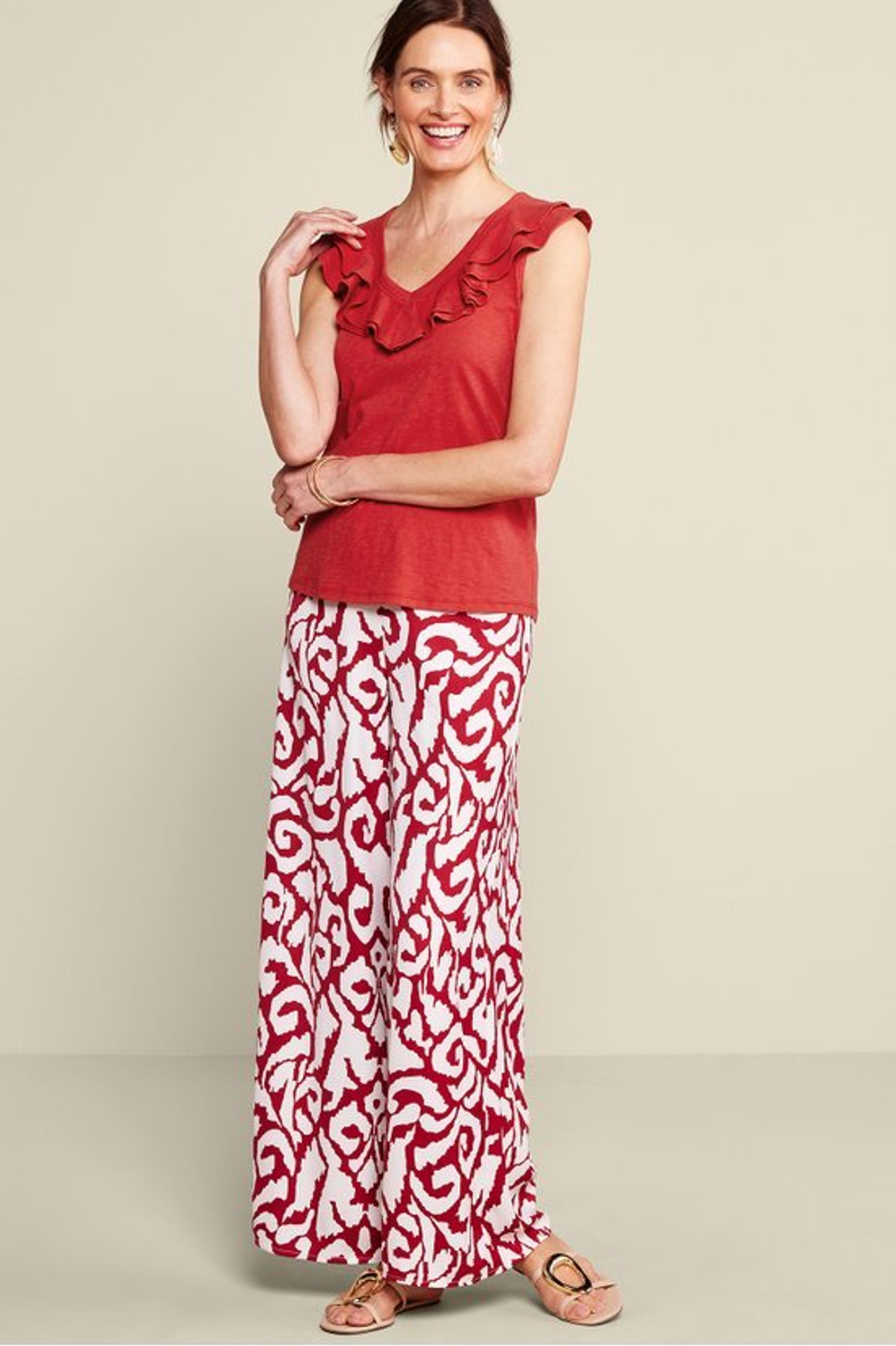 Marybeth Ruffle Tank - Soft Surroundings Outlet