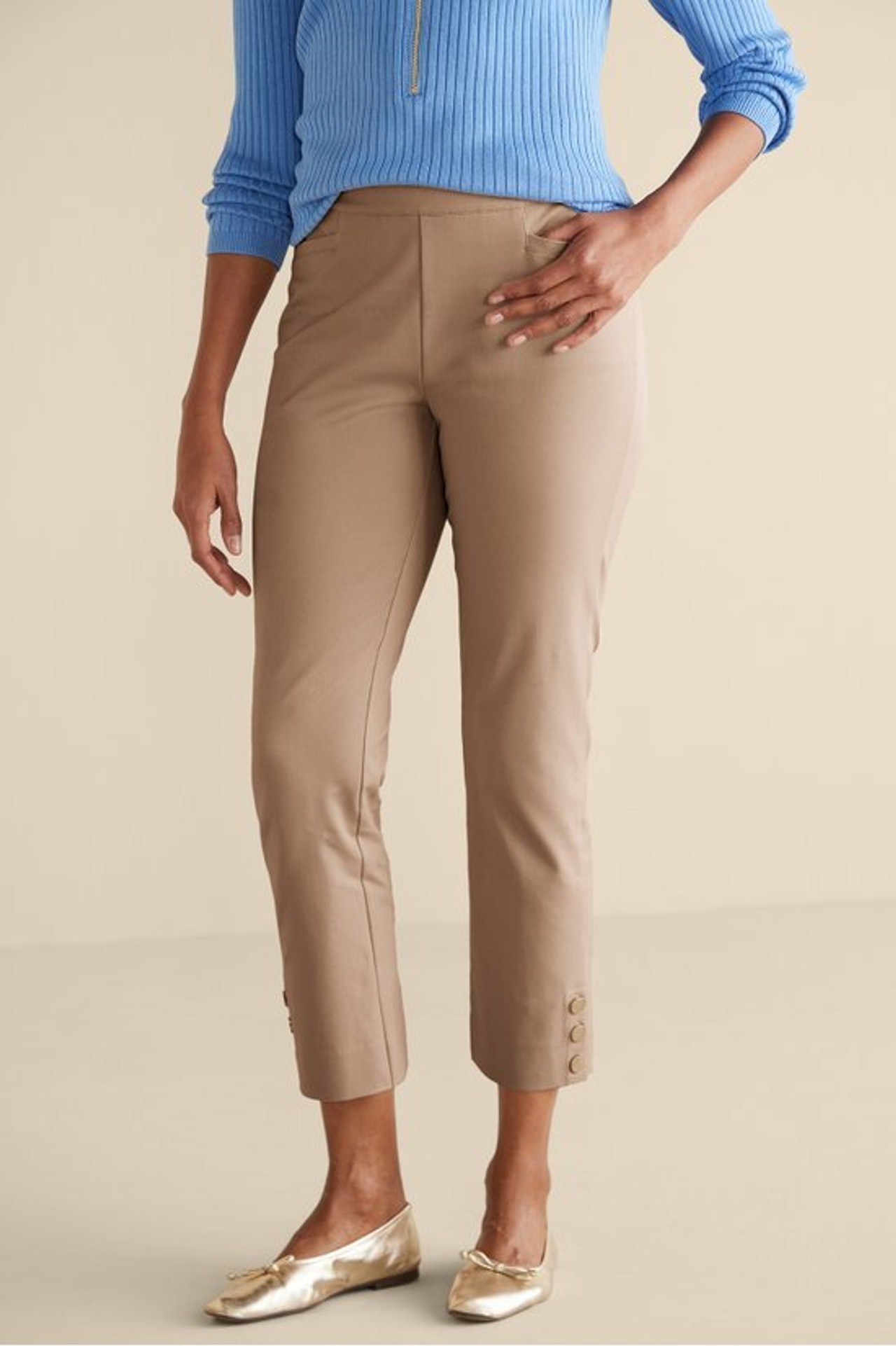 SoftEssential™ SUPERLA Slim Leg Crop Pants - Soft Surroundings Outlet