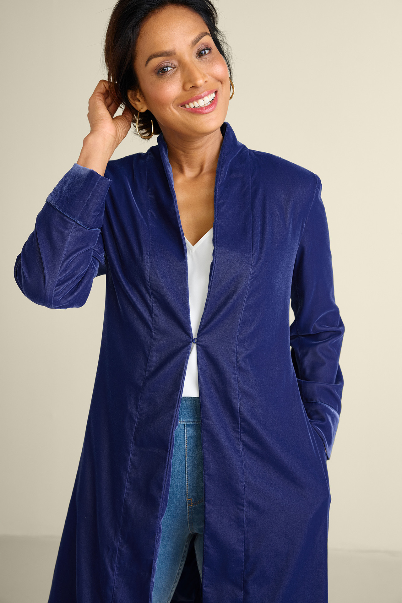 Aria Velvet Jacket - Soft Surroundings Outlet
