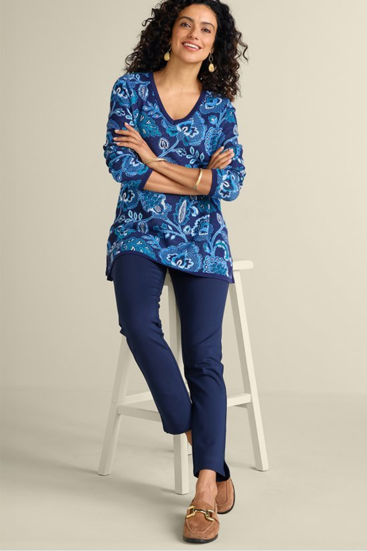 SoftEssential™ Ponte Slim Leg Pants - Soft Surroundings Outlet