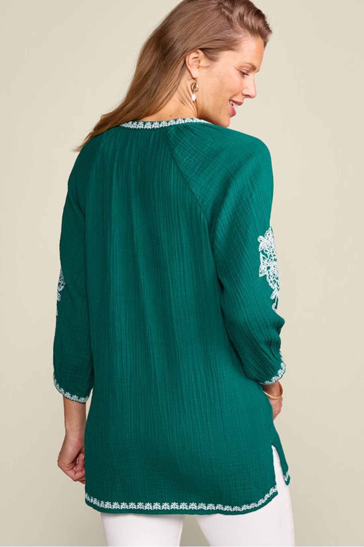 Katie Gauze Tunic - Soft Surroundings Outlet