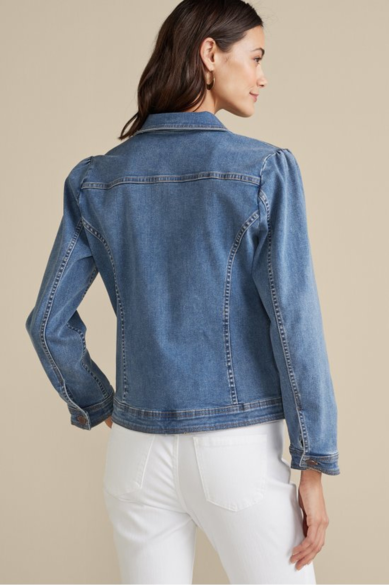 Diana Shapely Denim Jacket - Soft Surroundings Outlet