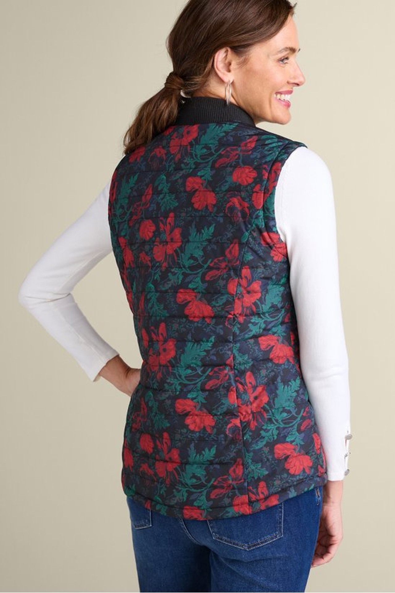 Sienna Reversible Puffer Vest - Soft Surroundings Outlet