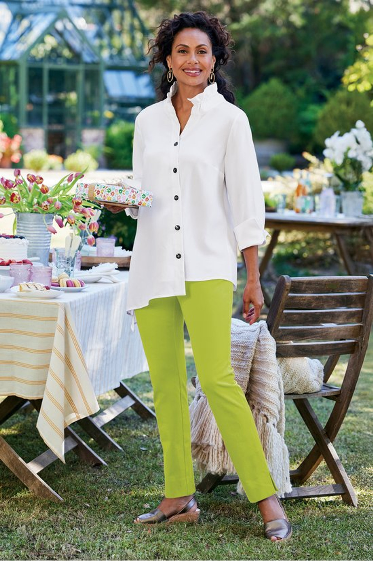 SoftEssential™ SUPERLA Slim Leg Ankle Pants - Soft Surroundings Outlet