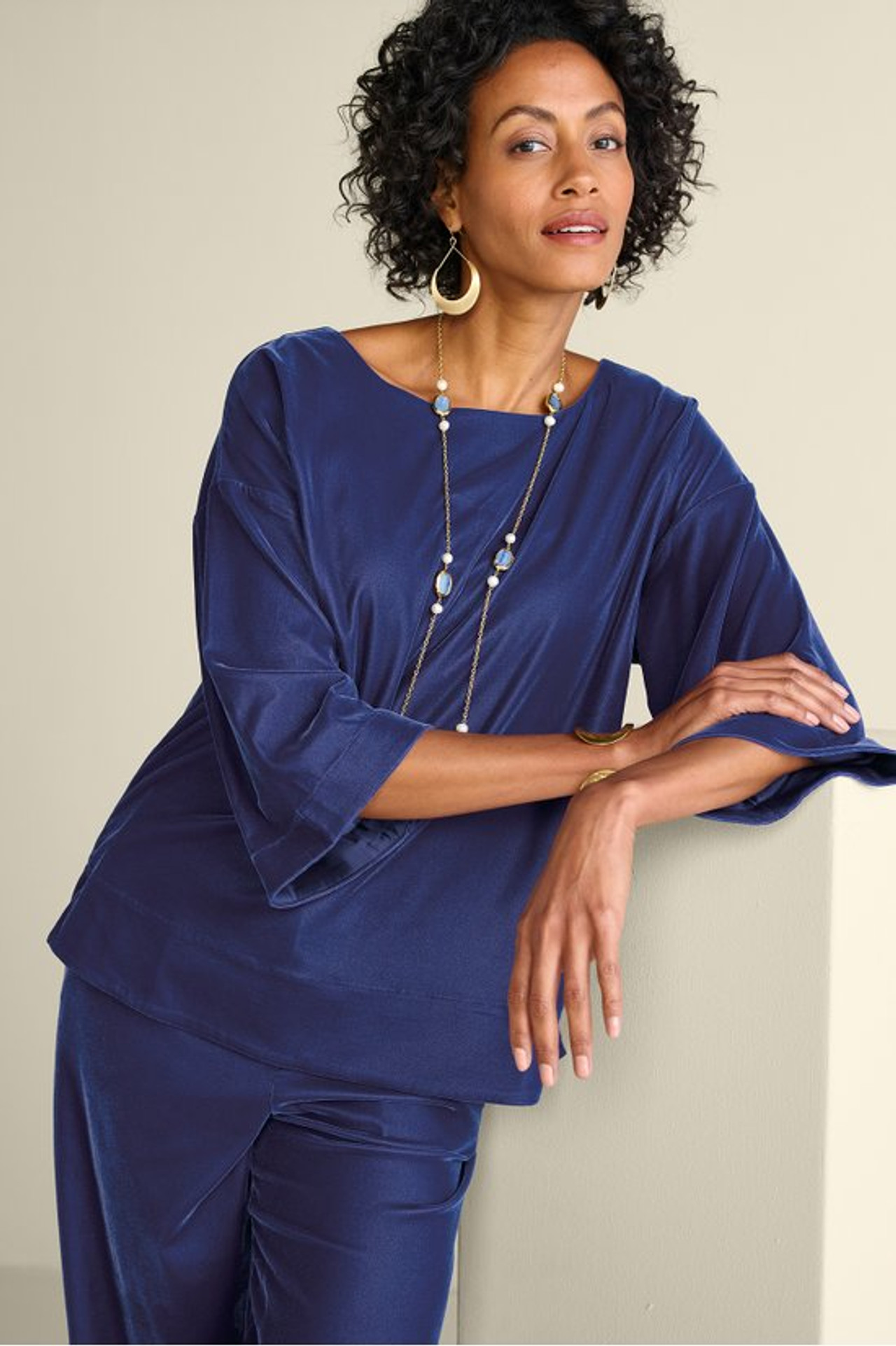 Aria Velvet Top - Soft Surroundings Outlet