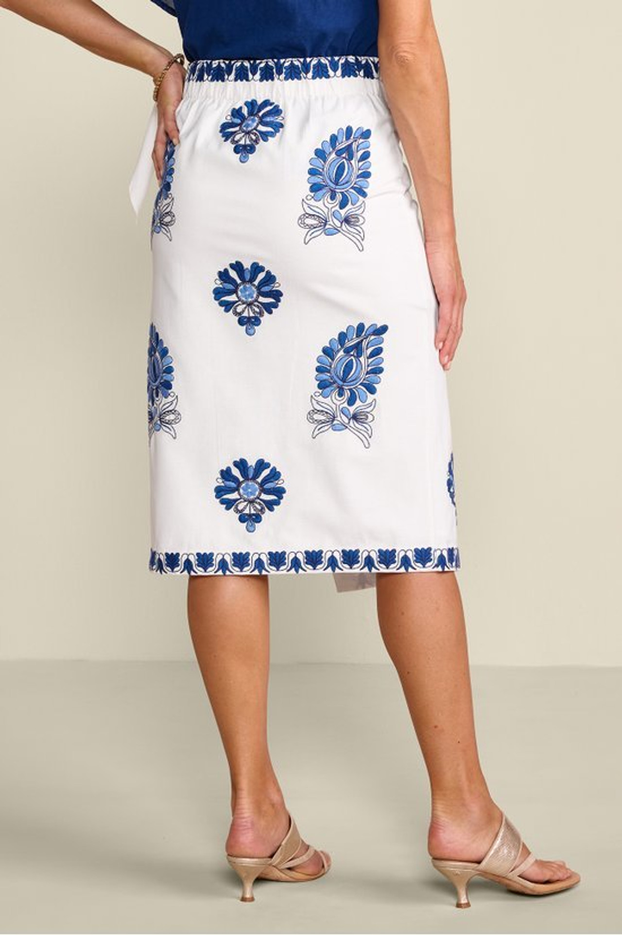 Rayna Midi Skirt - Soft Surroundings Outlet