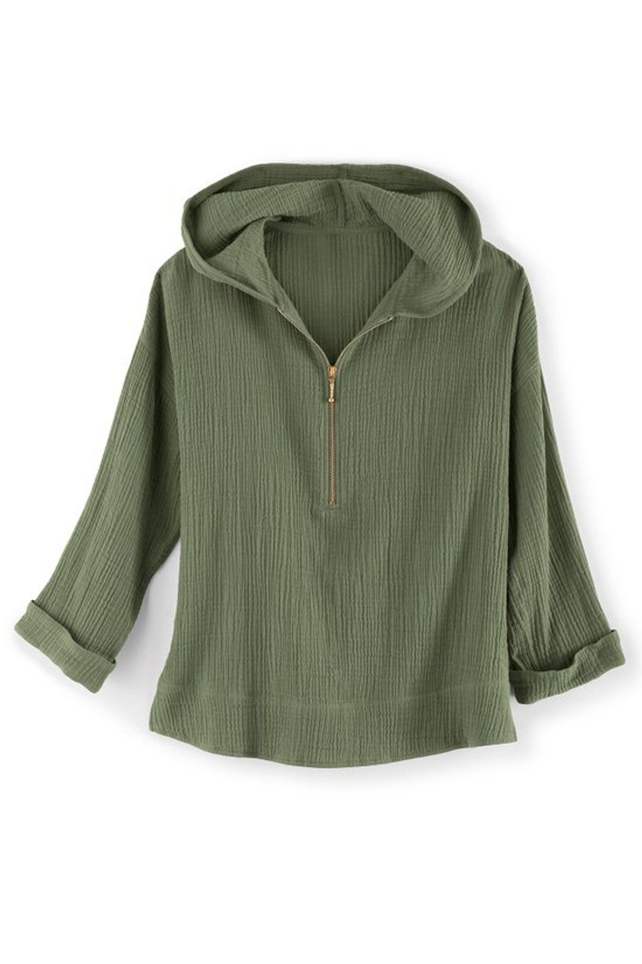 Kemia Gauze Hoodie - Soft Surroundings Outlet