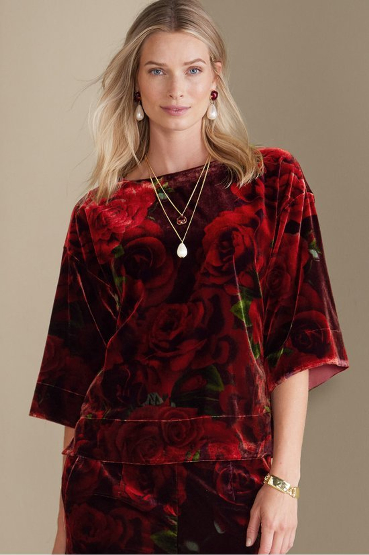 Aria Velvet Top - Soft Surroundings Outlet