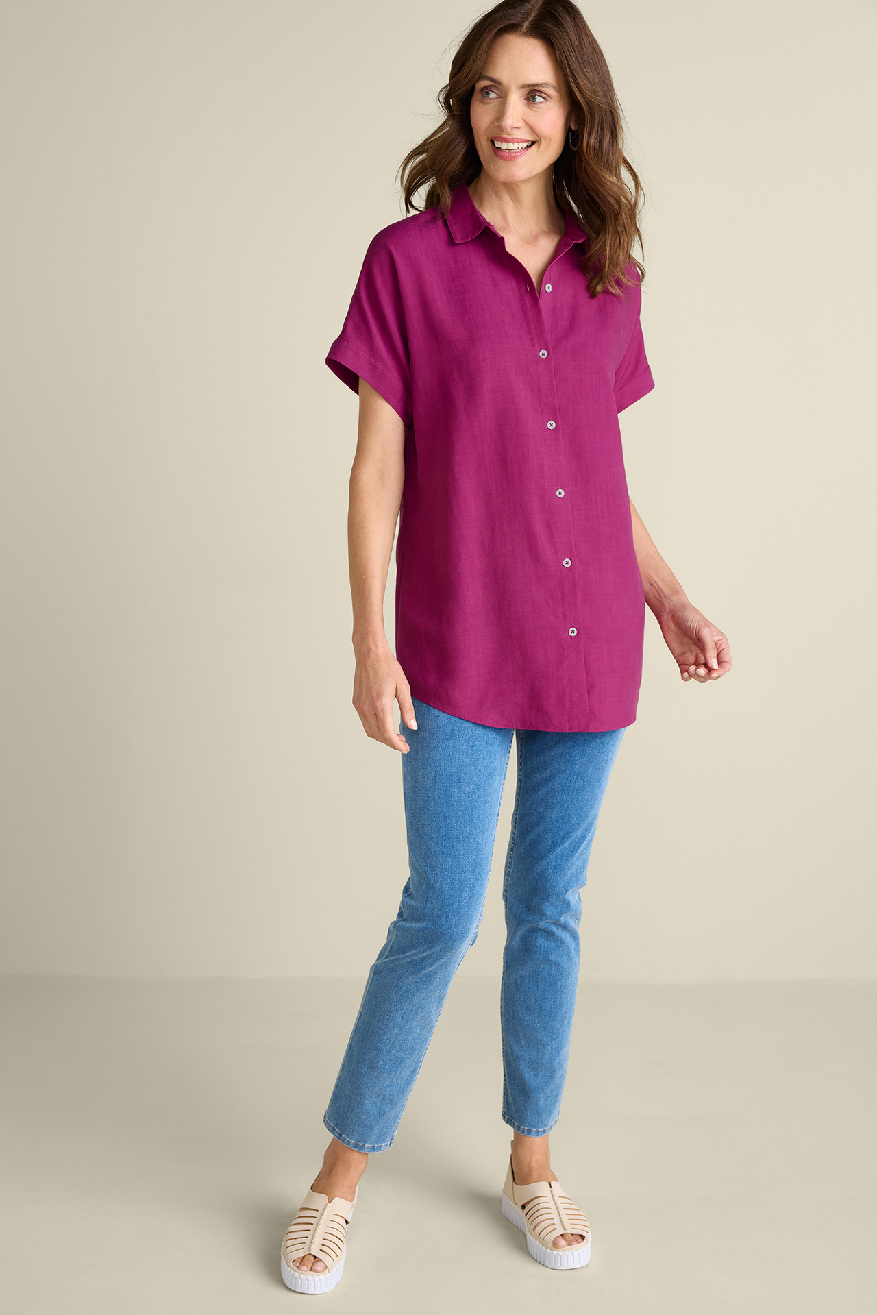 Je Veux TENCEL™ Shirt - Soft Surroundings Outlet