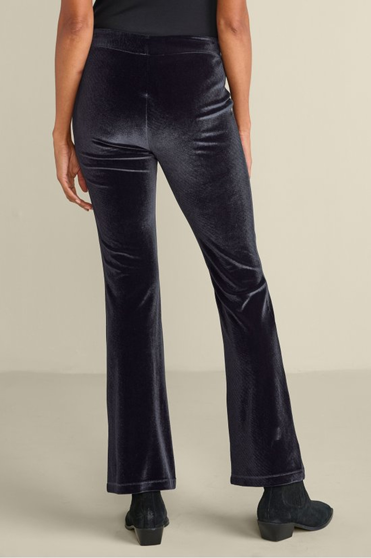 Gianna Velvet Bootcut Pants - Soft Surroundings Outlet