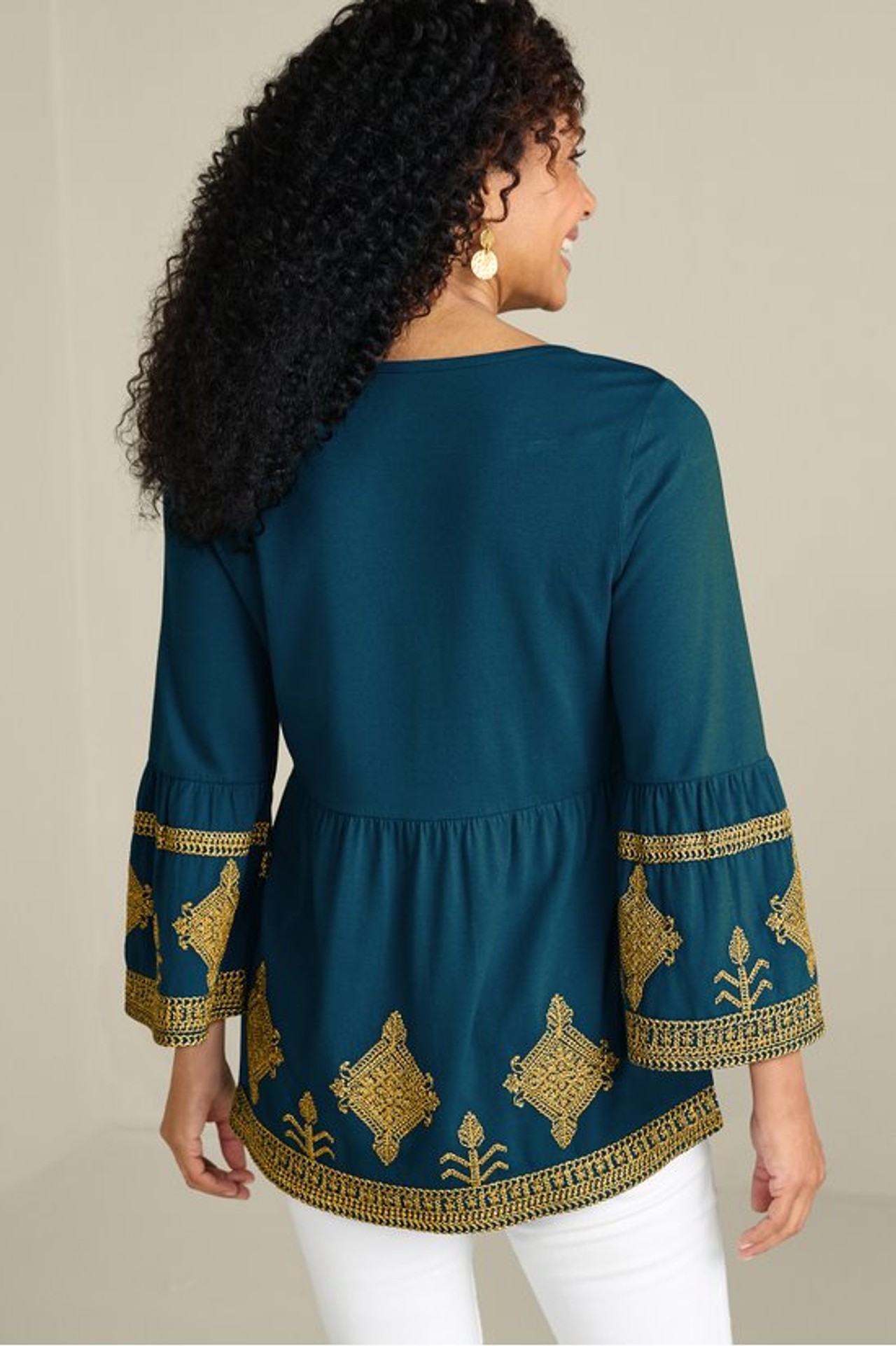 Setara 3/4 Sleeve Top - Soft Surroundings Outlet