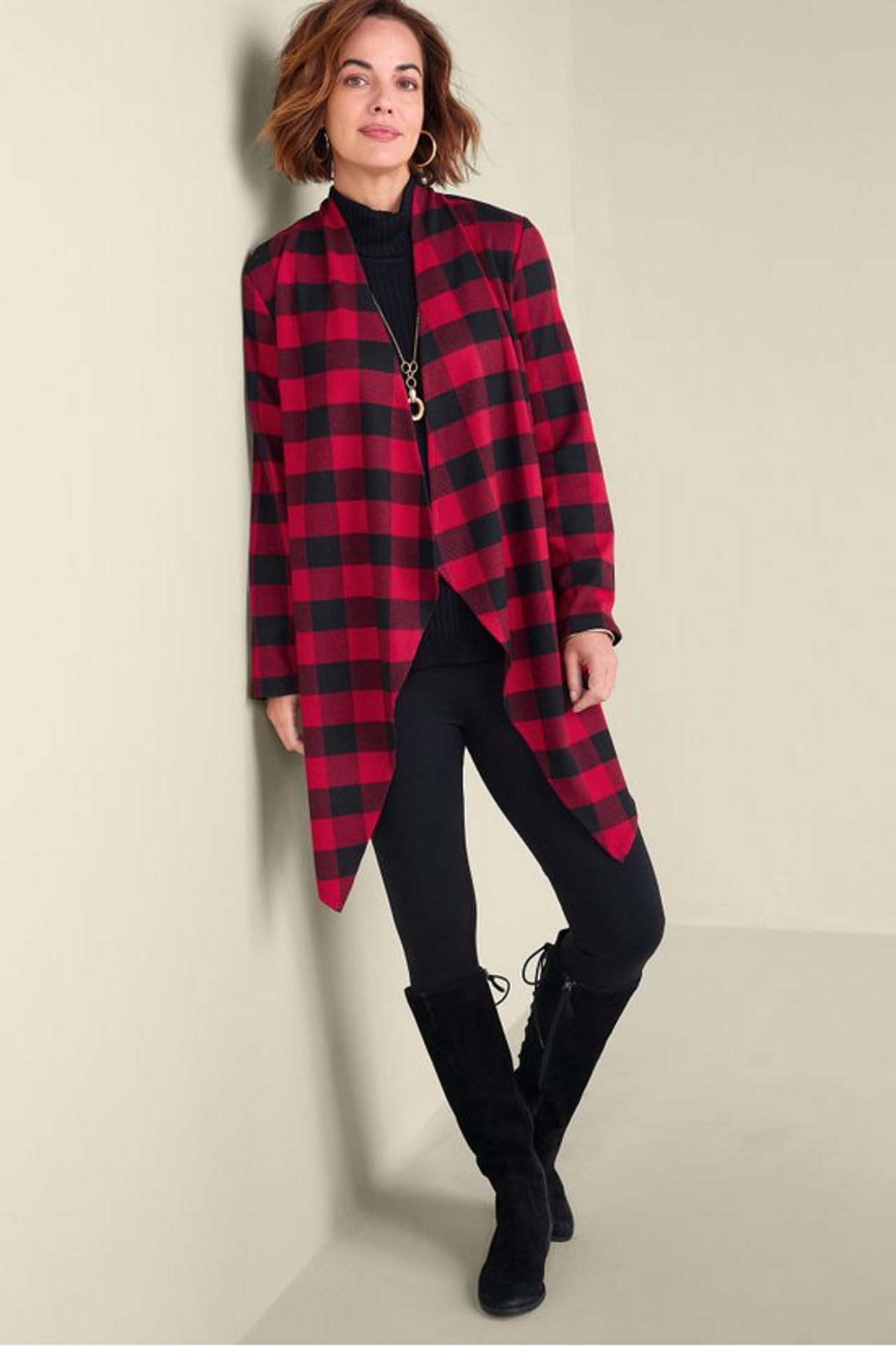 Mad About Plaid Topper - Soft Surroundings Outlet