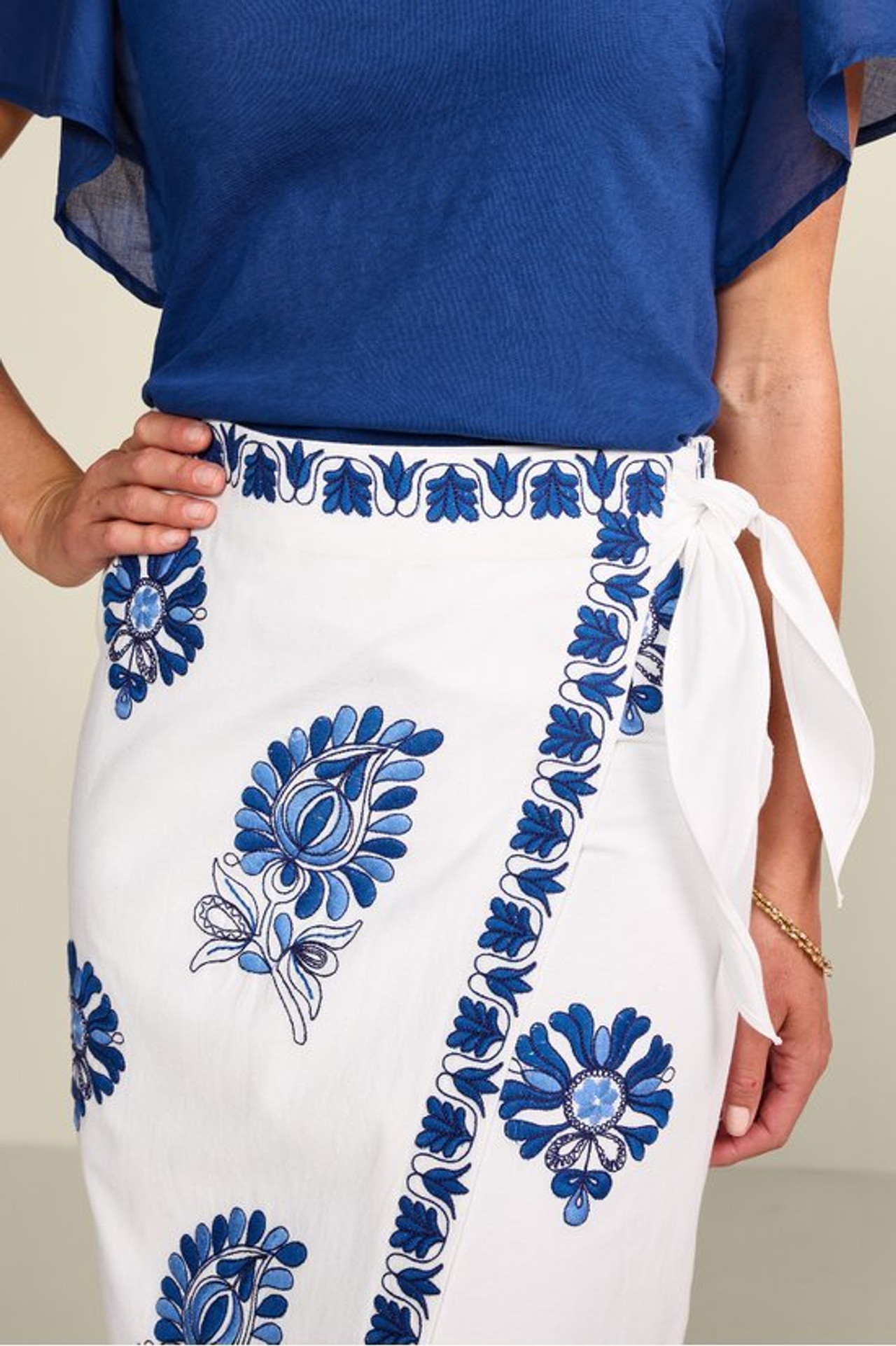 Rayna Midi Skirt - Soft Surroundings Outlet