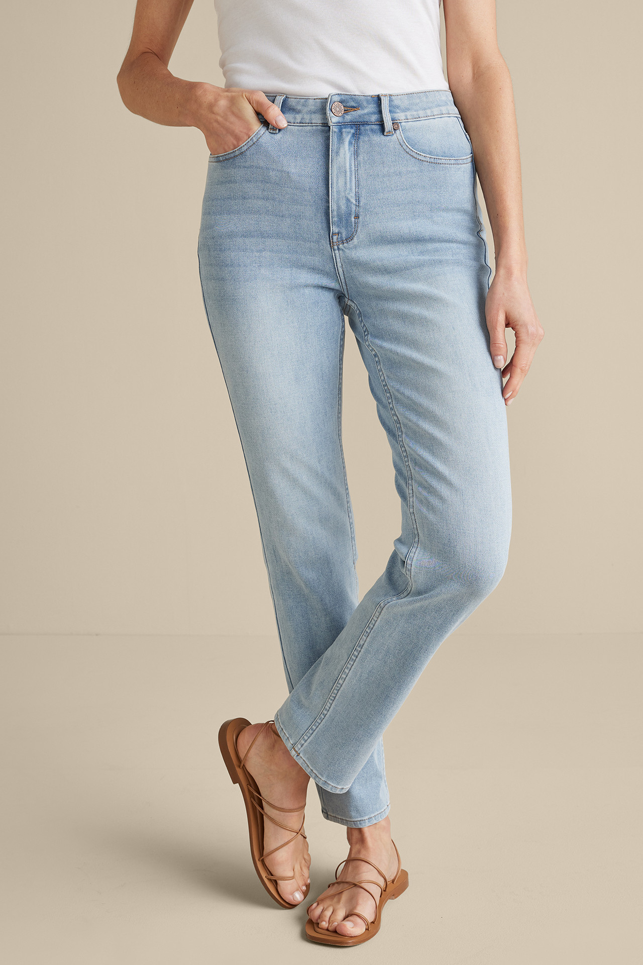 Ultimate Denim Straight Leg Jeans - Soft Surroundings Outlet