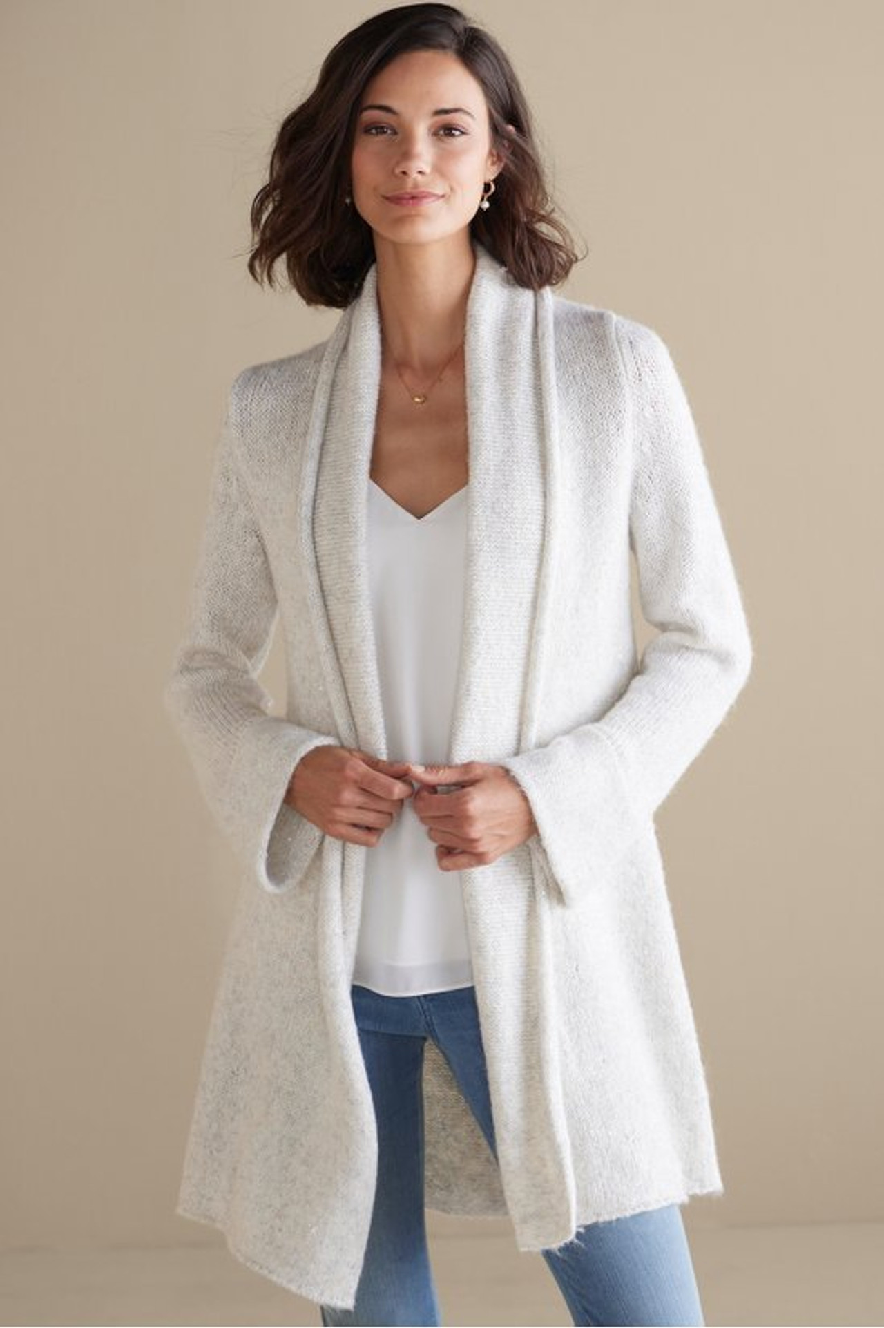 Neva Sequin Cardigan - Soft Surroundings Outlet