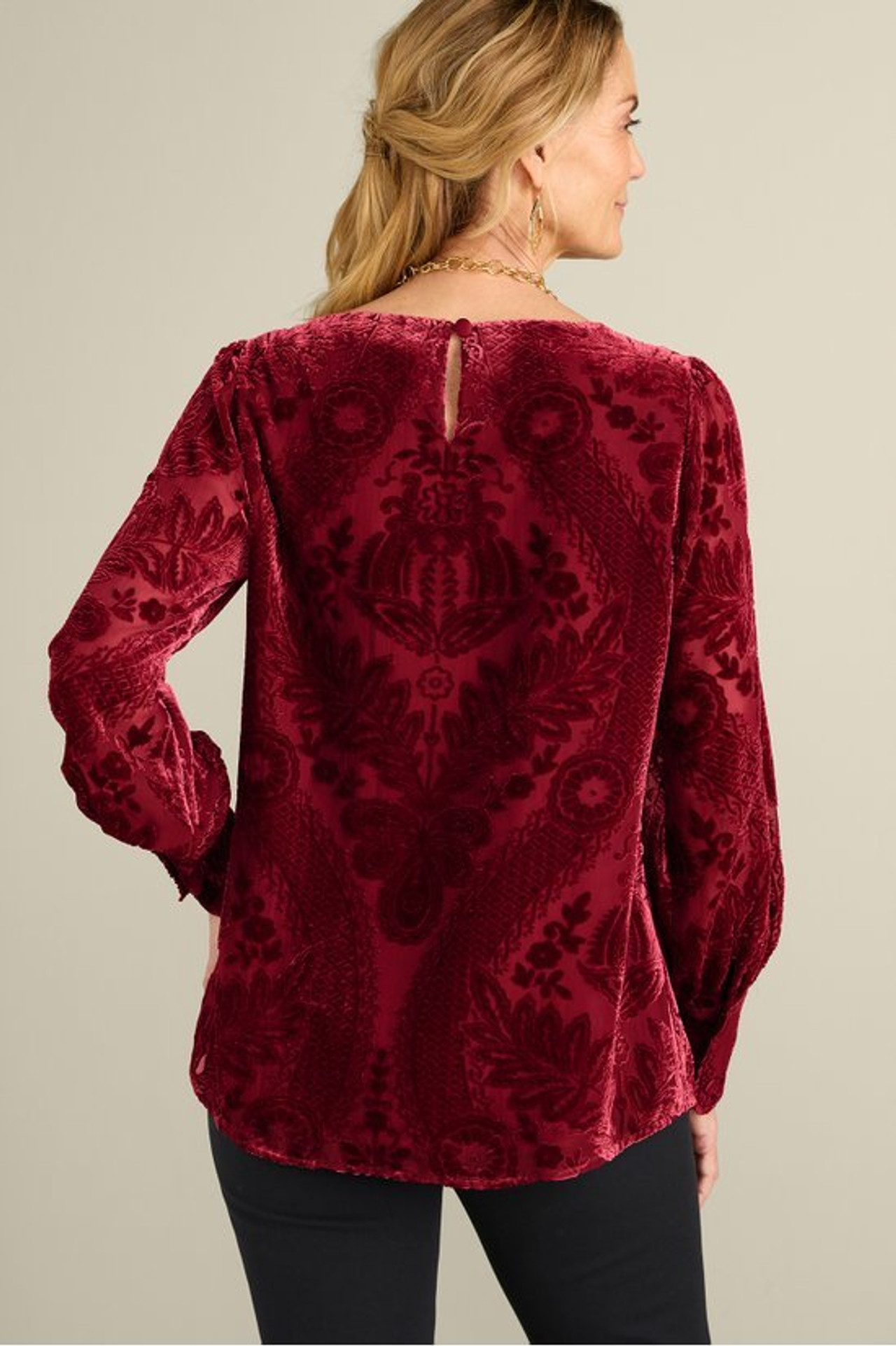 Vanetta Velvet Top - Soft Surroundings Outlet
