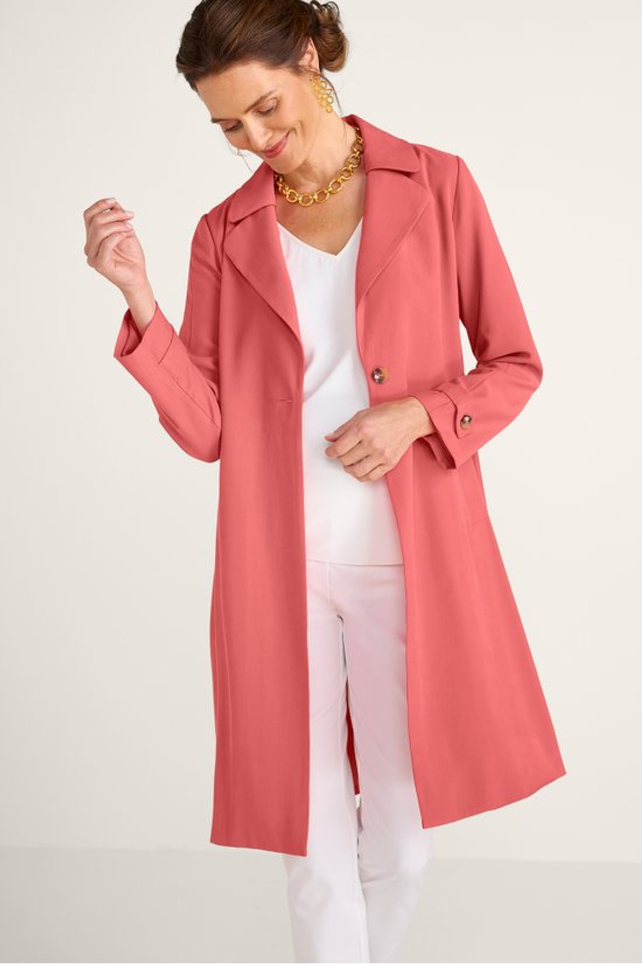 Town & Country Trench Coat - Soft Surroundings Outlet