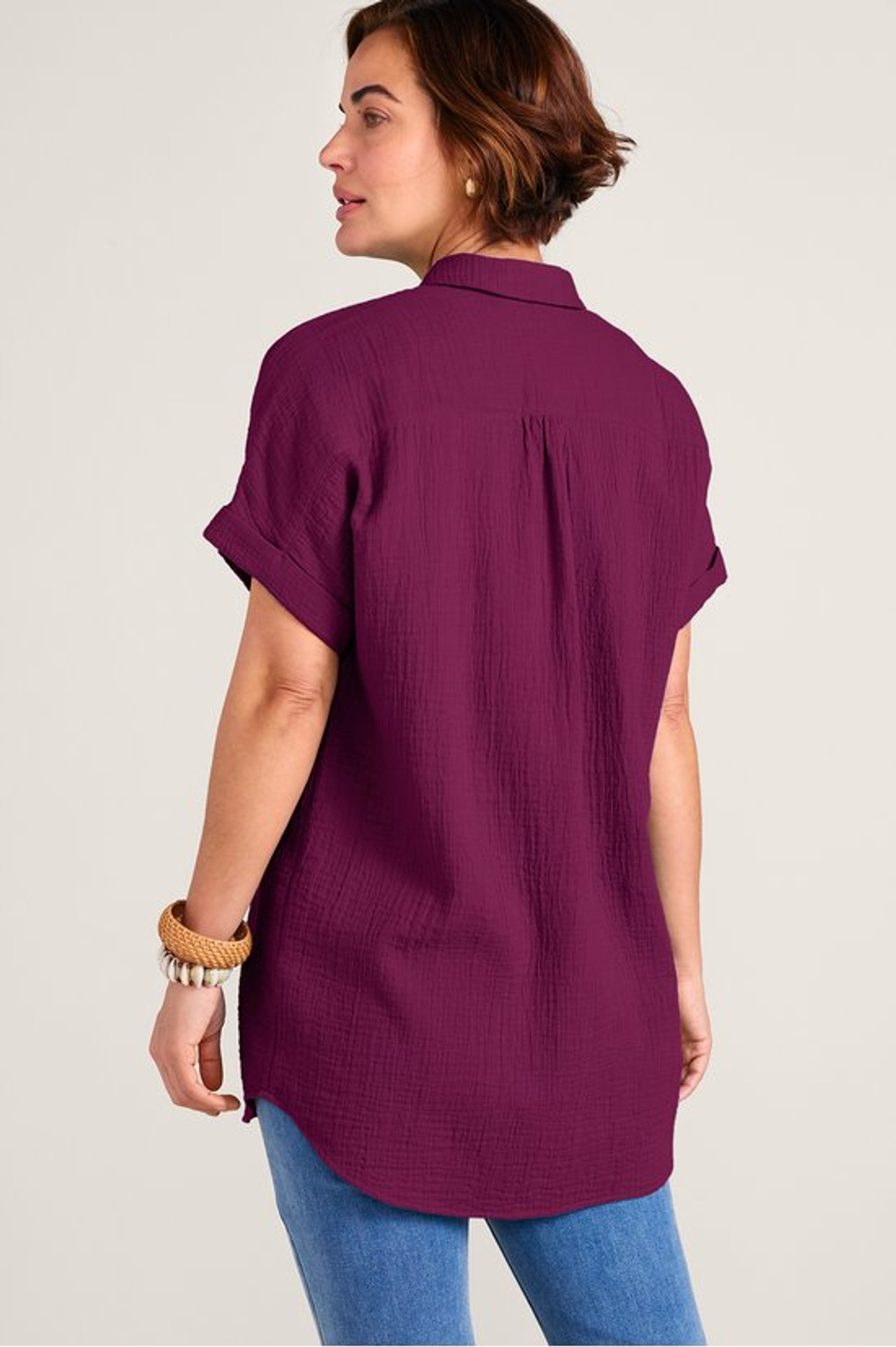 Je Veux Gauze Top - Soft Surroundings Outlet