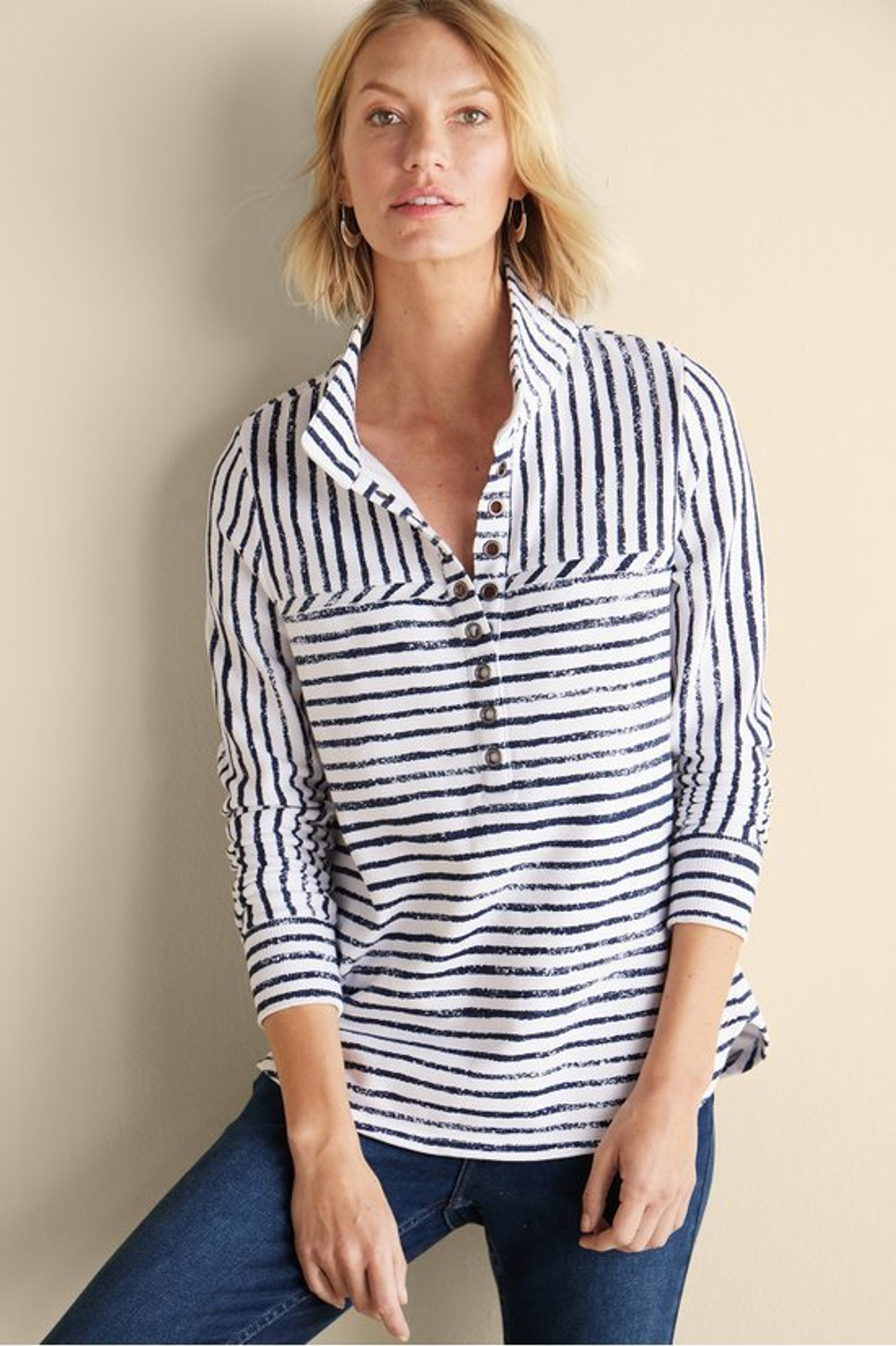 Neera French Terry Tunic - Soft Surroundings Outlet