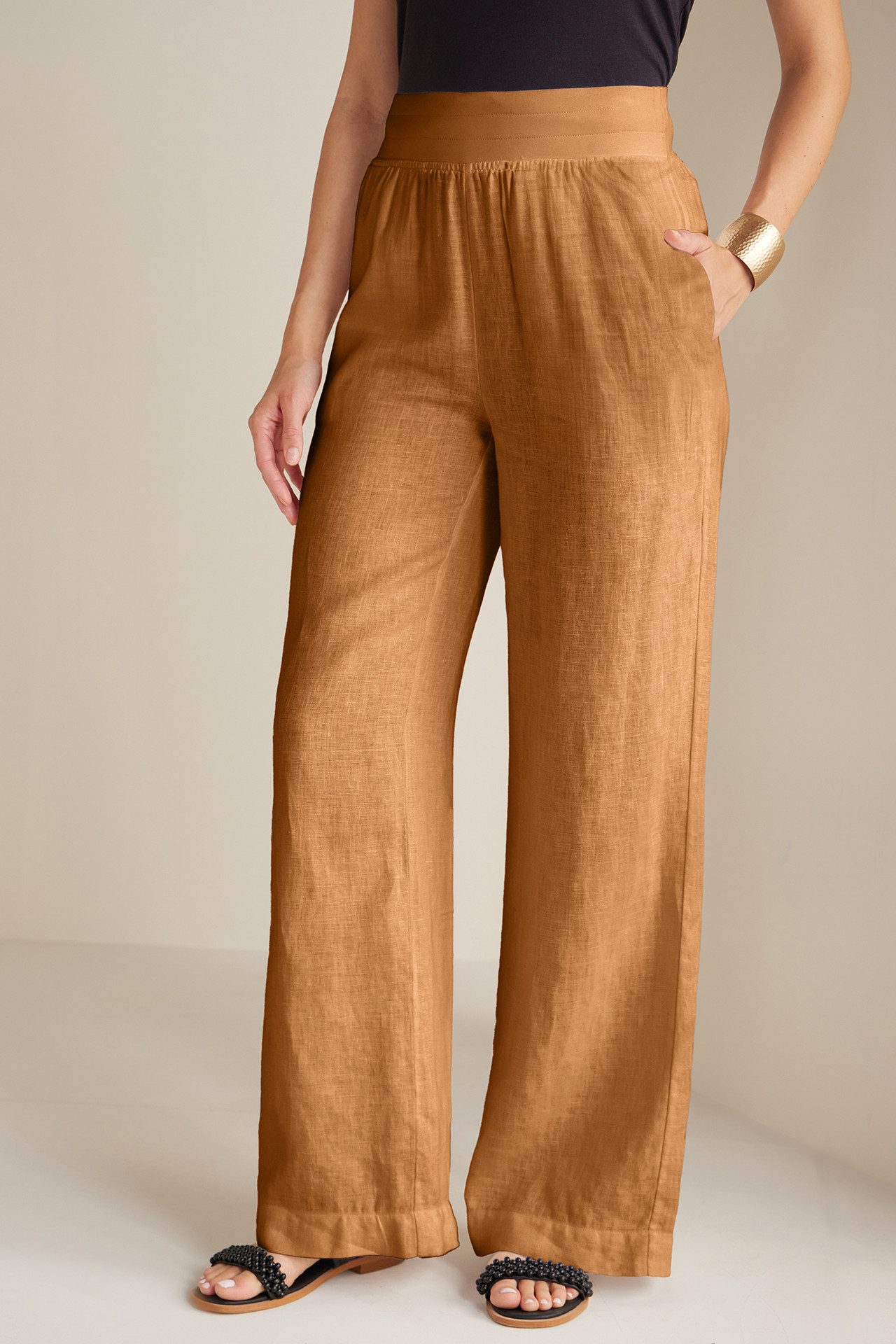 Aliso Point Linen Pants - Soft Surroundings Outlet