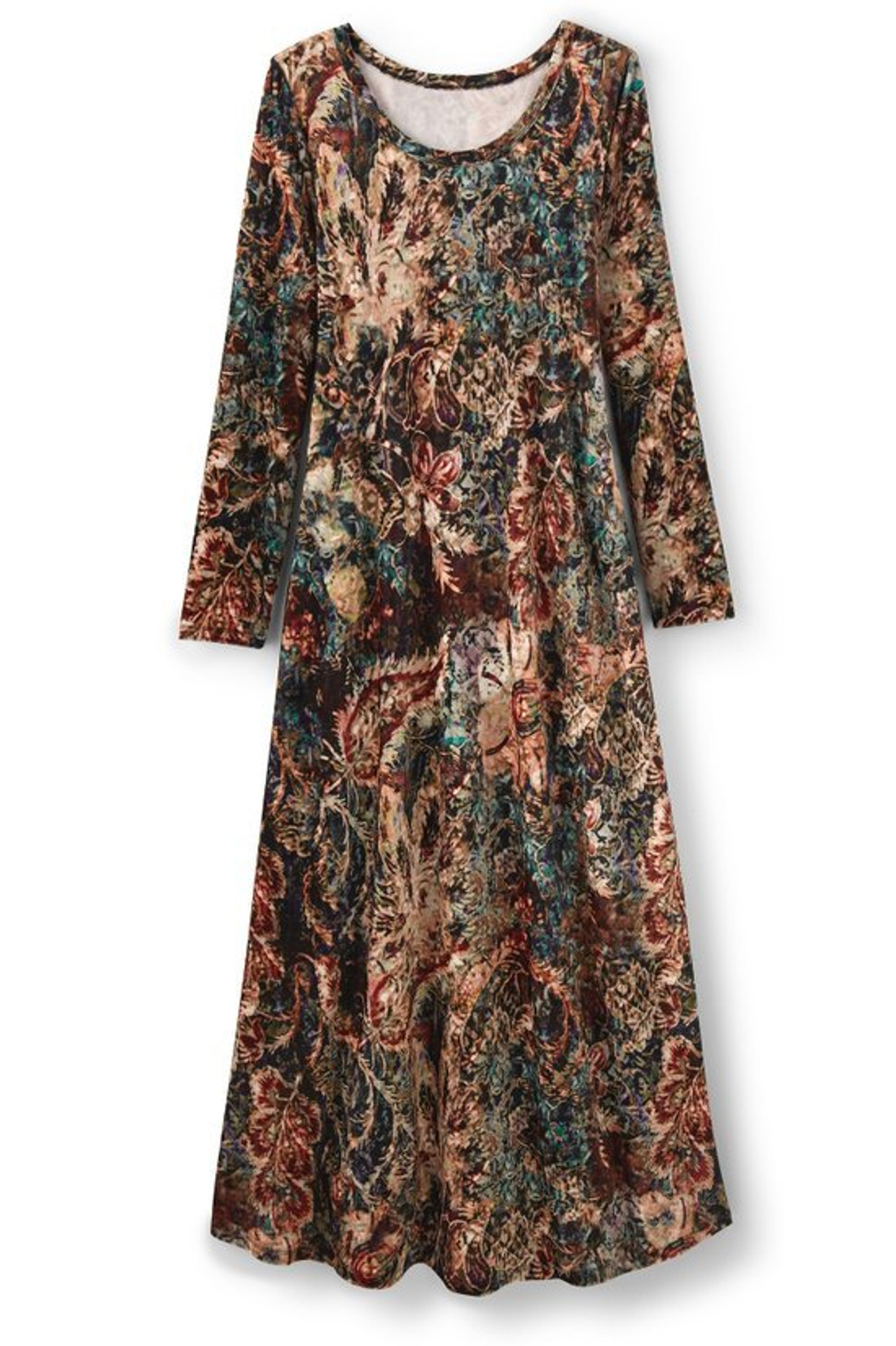 Santiago Stretch Velvet Dress - Soft Surroundings Outlet