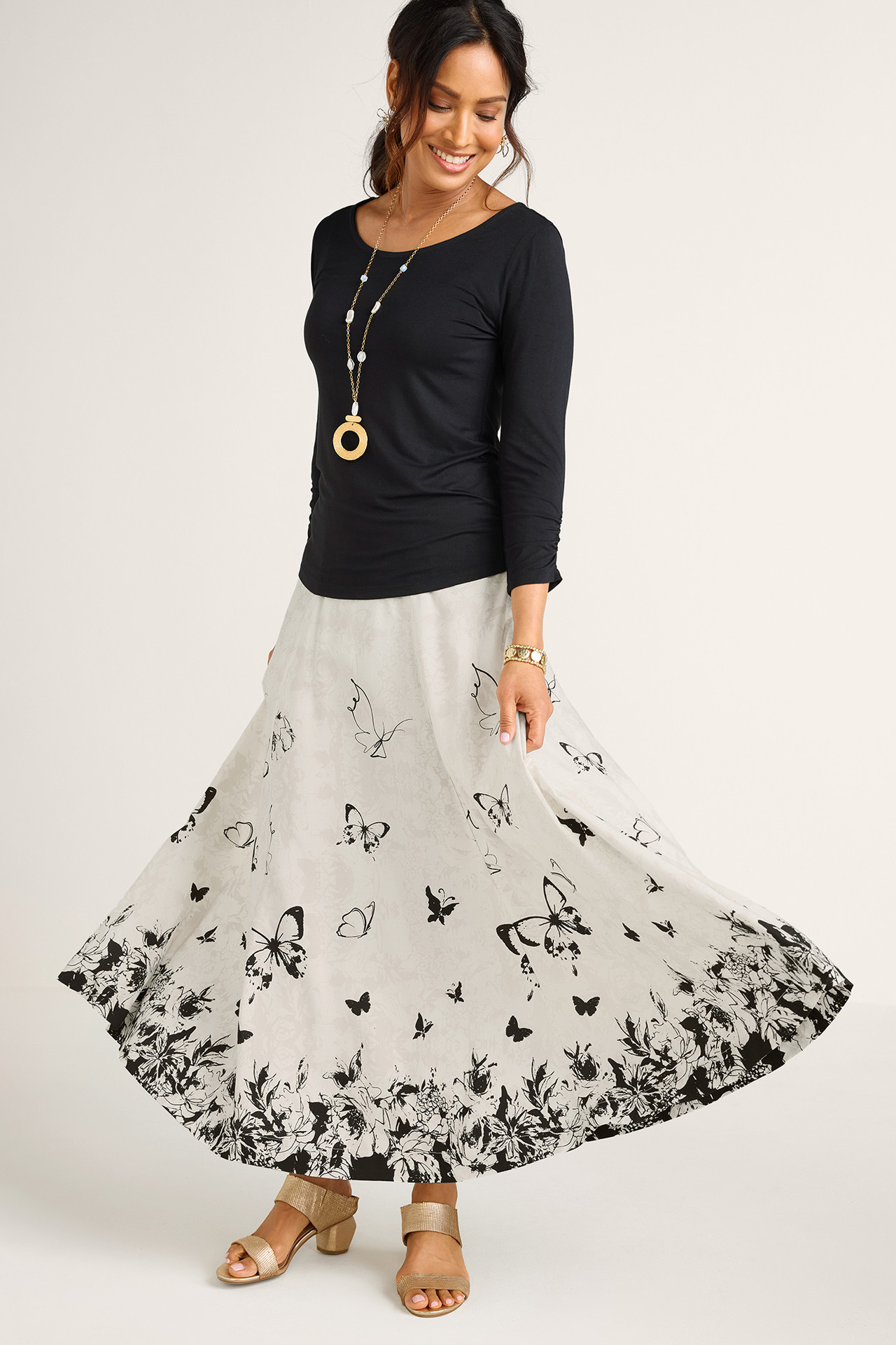Spring Fever Maxi Skirt - Soft Surroundings Outlet