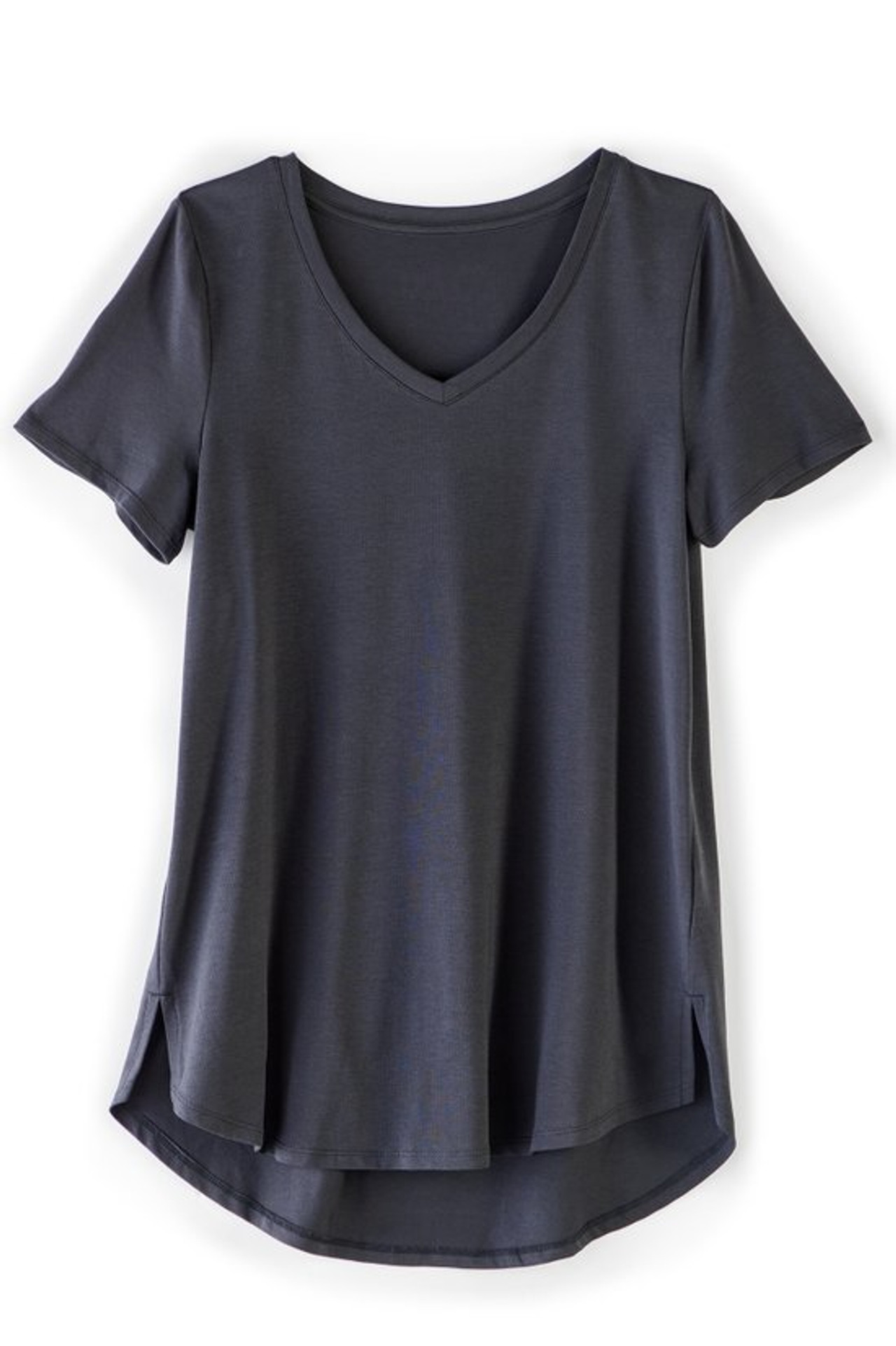 SoftEssential™ Supima® Isabel Short Sleeve Tunic - Soft Surroundings Outlet