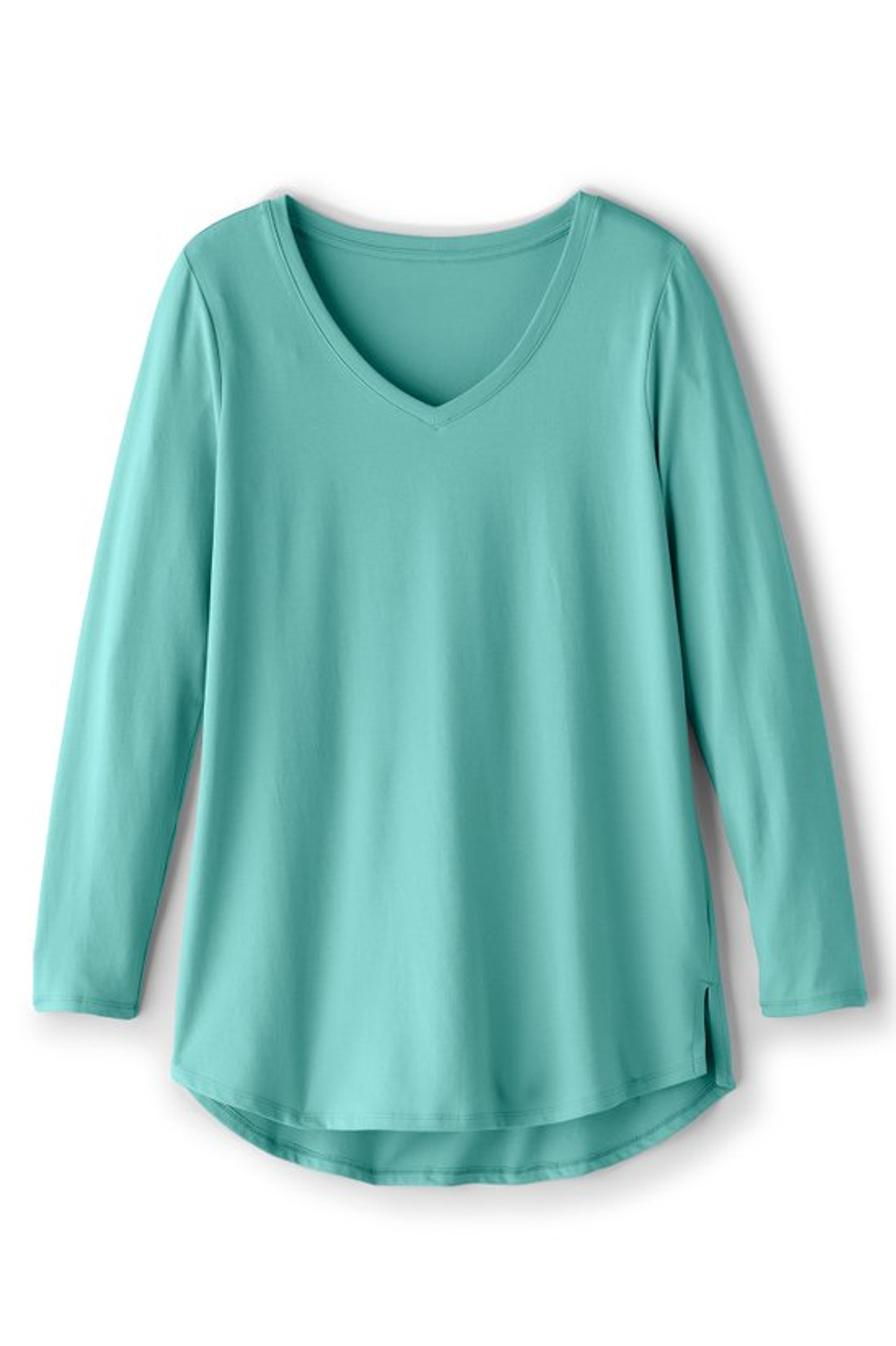 SoftEssential™ Supima® Isabel Long Sleeve Tunic - Soft Surroundings Outlet