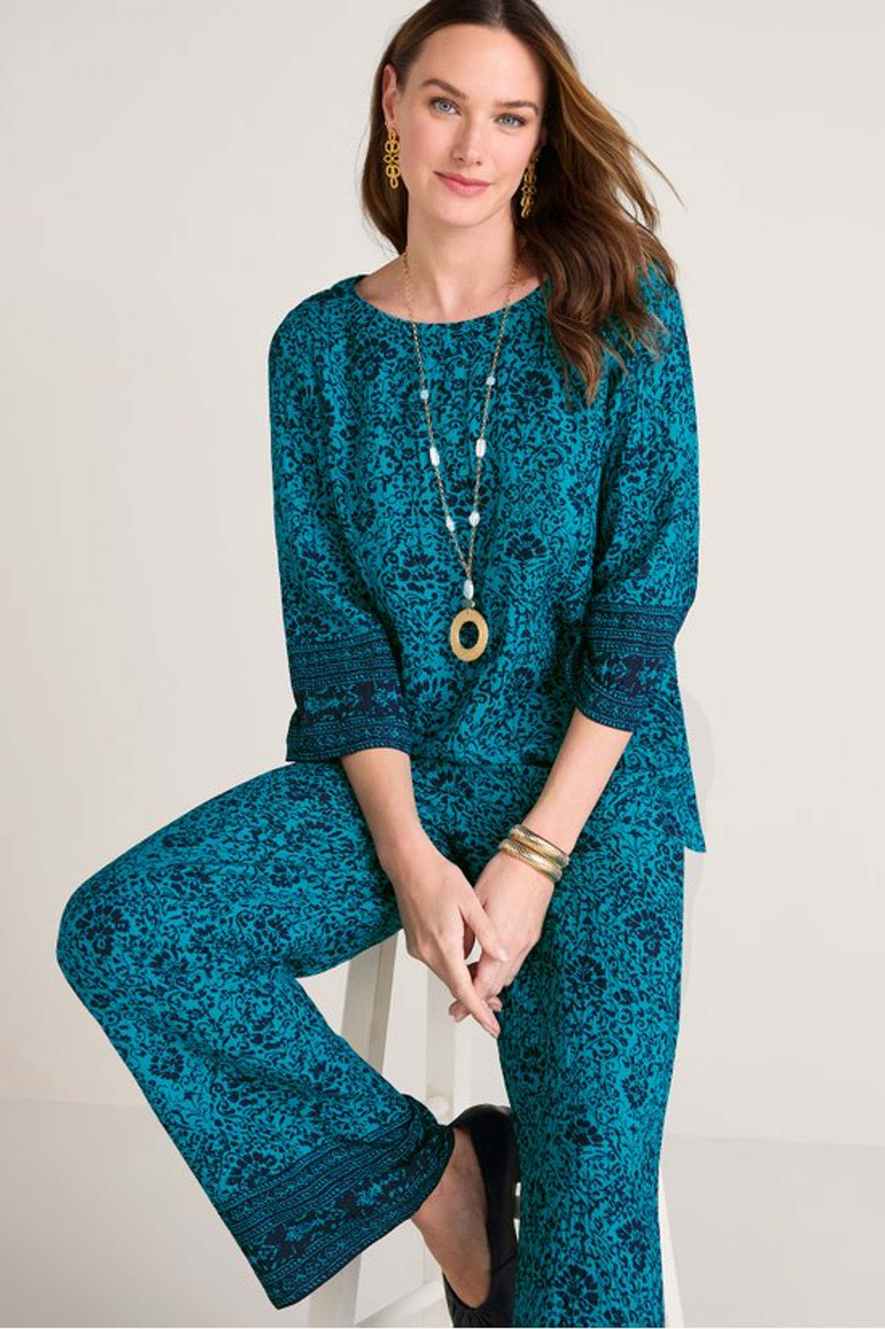 Oceo Gauze Tunic - Soft Surroundings Outlet