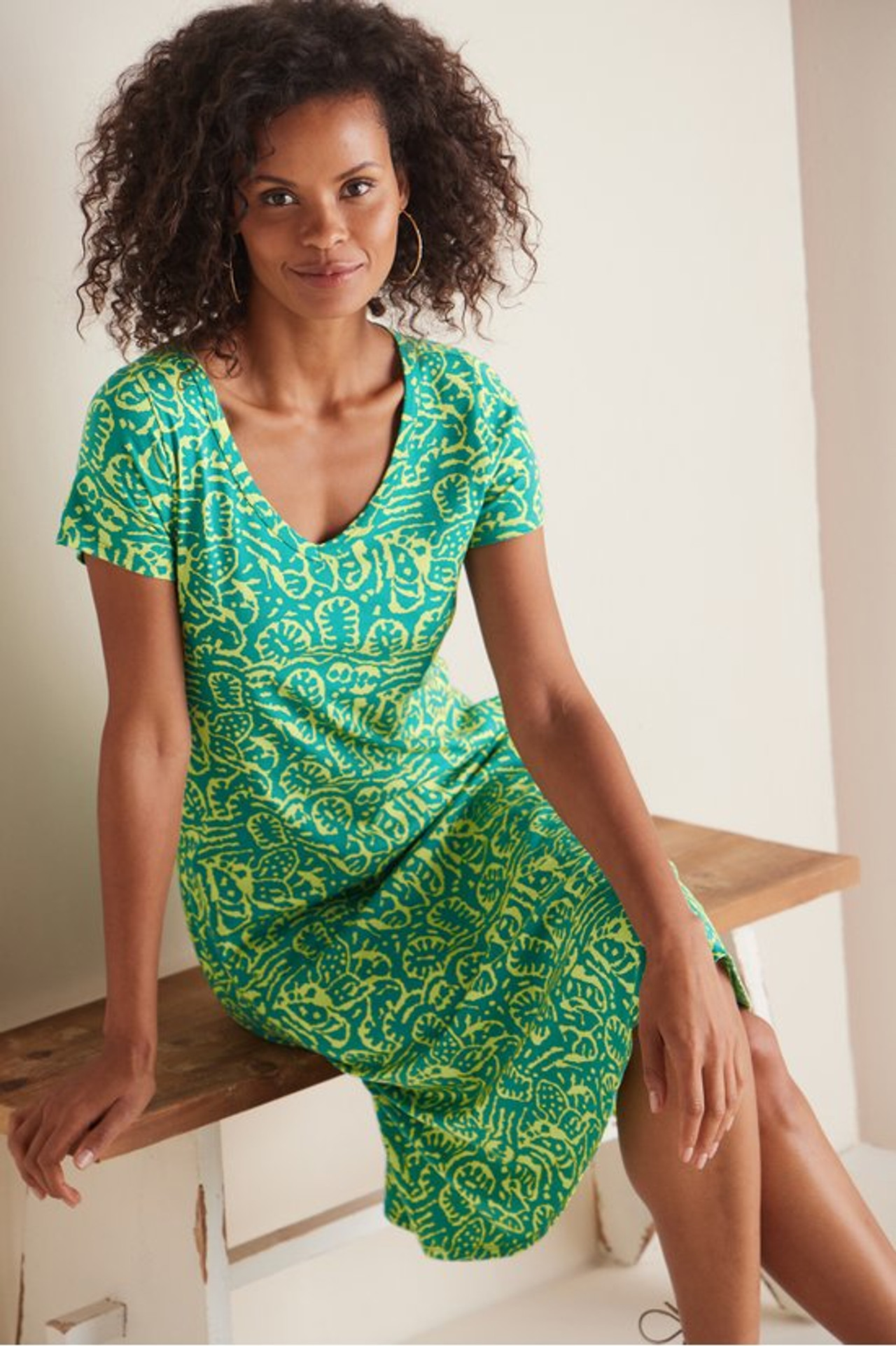 Short Santiago Gaia Dress - Soft Surroundings Outlet