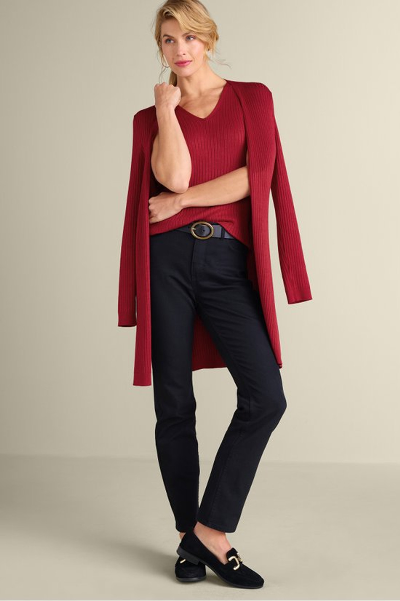 SoftEssential™ Ribbed Sweater Tank - Soft Surroundings Outlet