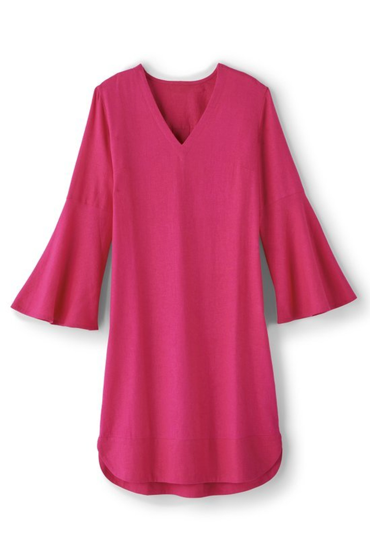 Soleil Linen Blend Dress - Soft Surroundings Outlet