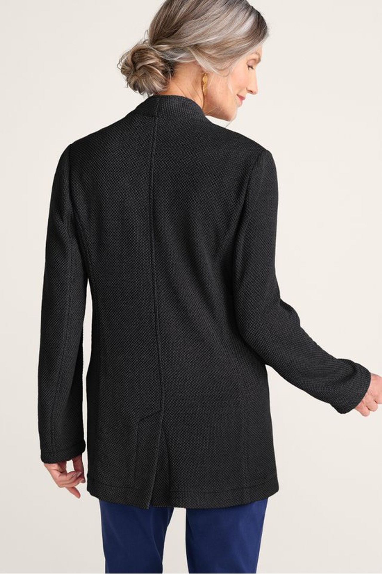 Dagny Textured Blazer - Soft Surroundings Outlet